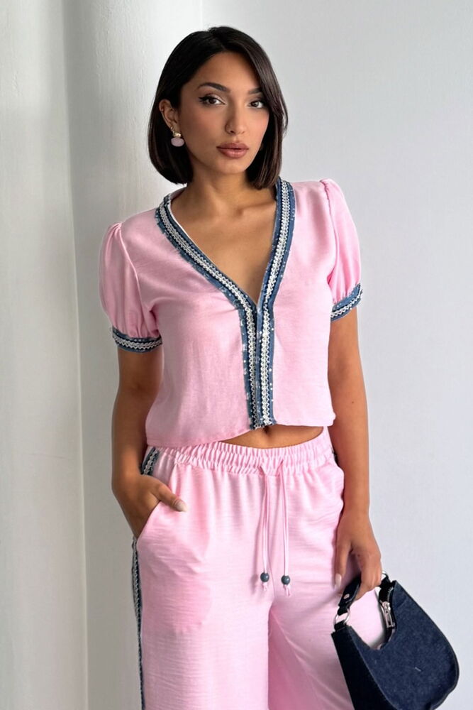 Denim Detailed Jacket – Brand: Topshow – Women & Kids, Baby Clothes Wholesale – TheBS Women