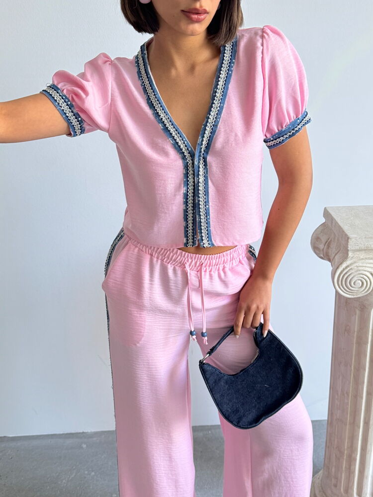 Denim Detailed Jacket – Brand: Topshow – Women & Kids, Baby Clothes Wholesale – TheBS Women