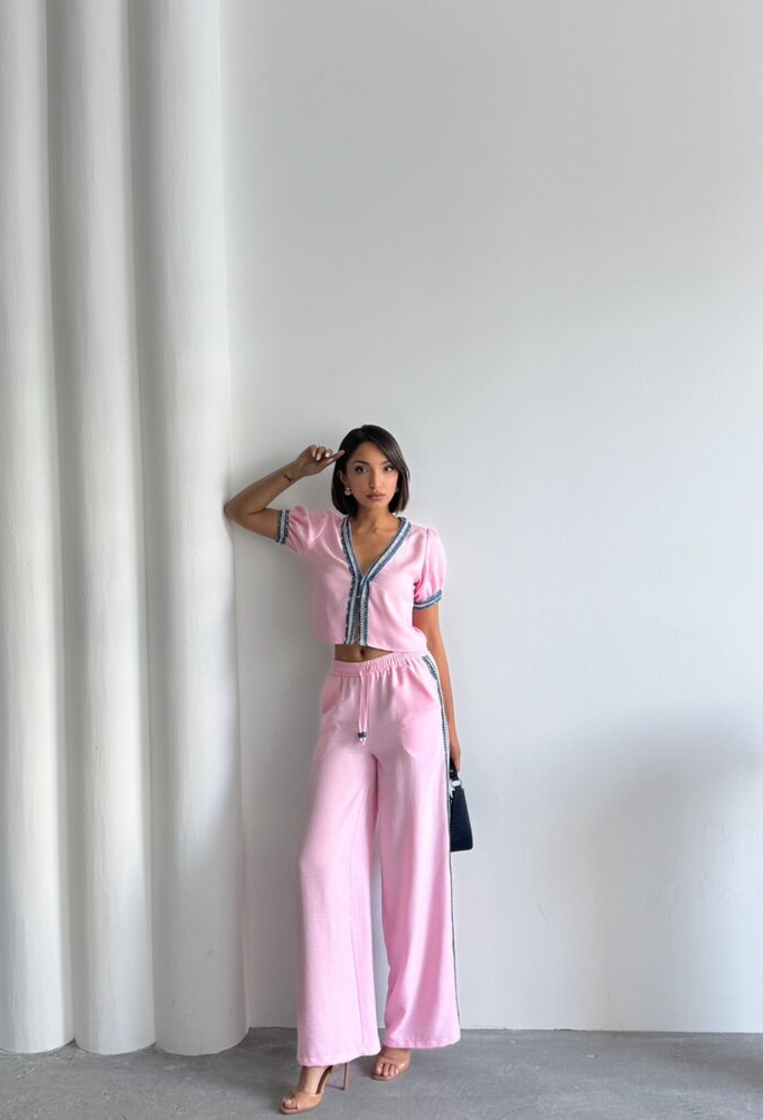 Denim Detailed Jacket - Brand: Topshow - Women & Kids, Baby Clothes Wholesale - TheBS Women