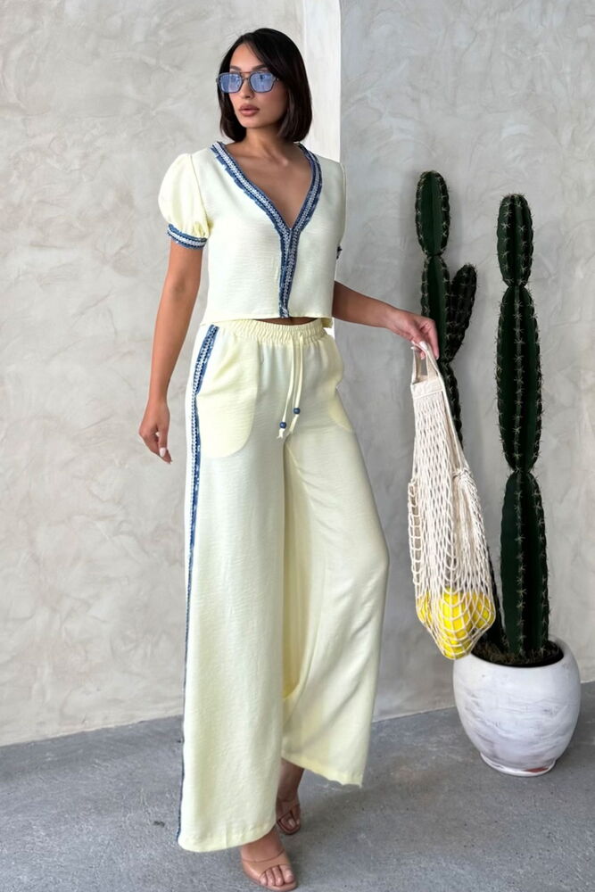 Denim Striped Pants – Brand: Topshow – Women & Kids, Baby Clothes Wholesale – TheBS Women