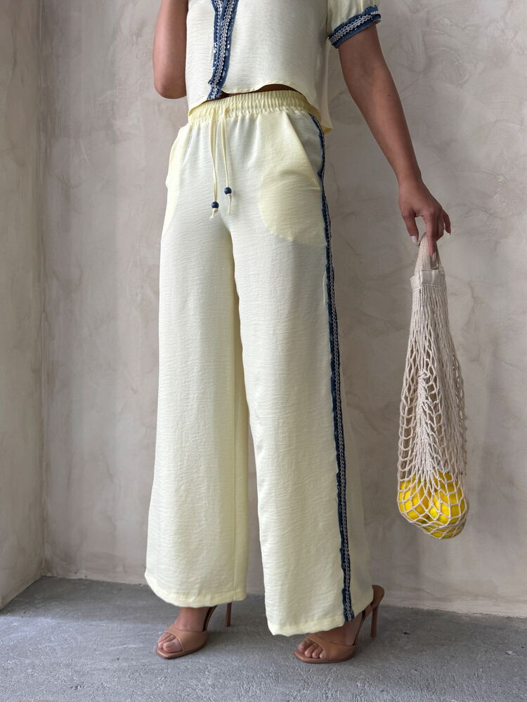 Denim Striped Pants – Brand: Topshow – Women & Kids, Baby Clothes Wholesale – TheBS Women