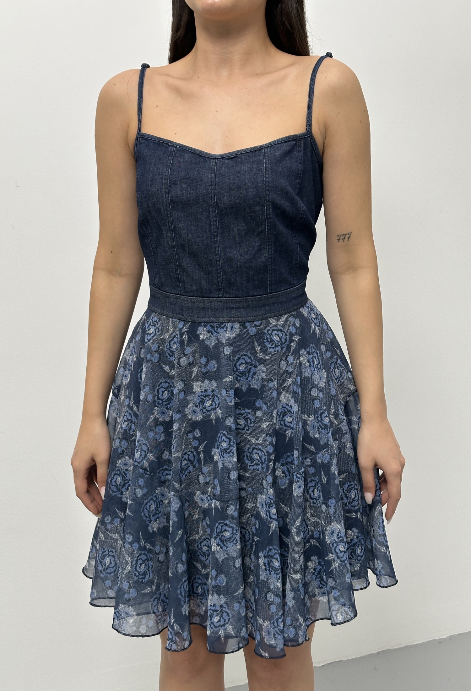 Denim Dress With Straps - Brand: STEPS - Women & Kids, Baby Clothes Wholesale - TheBS Women