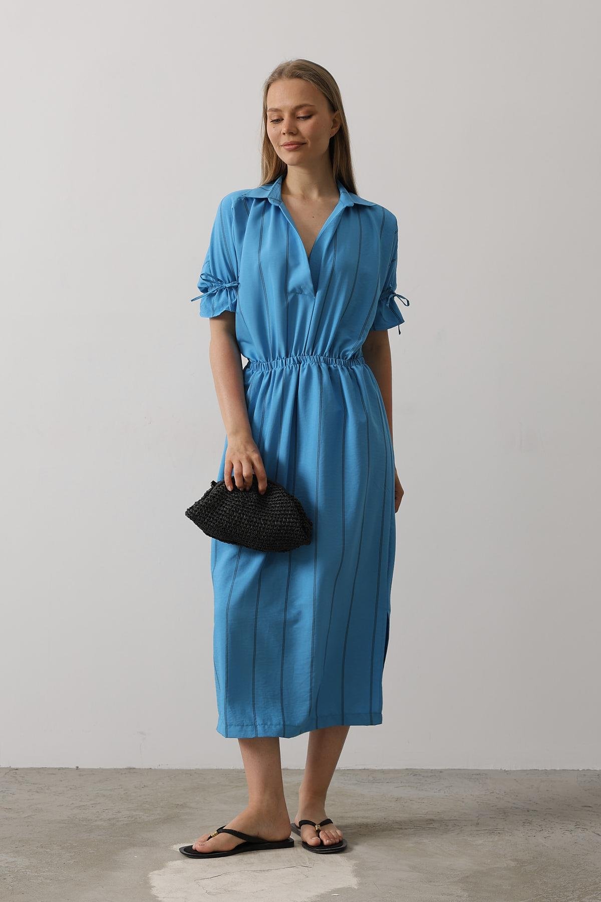 Elastic Waist Dress – Brand: Reyon – Women & Kids, Baby Clothes Wholesale – TheBS Women