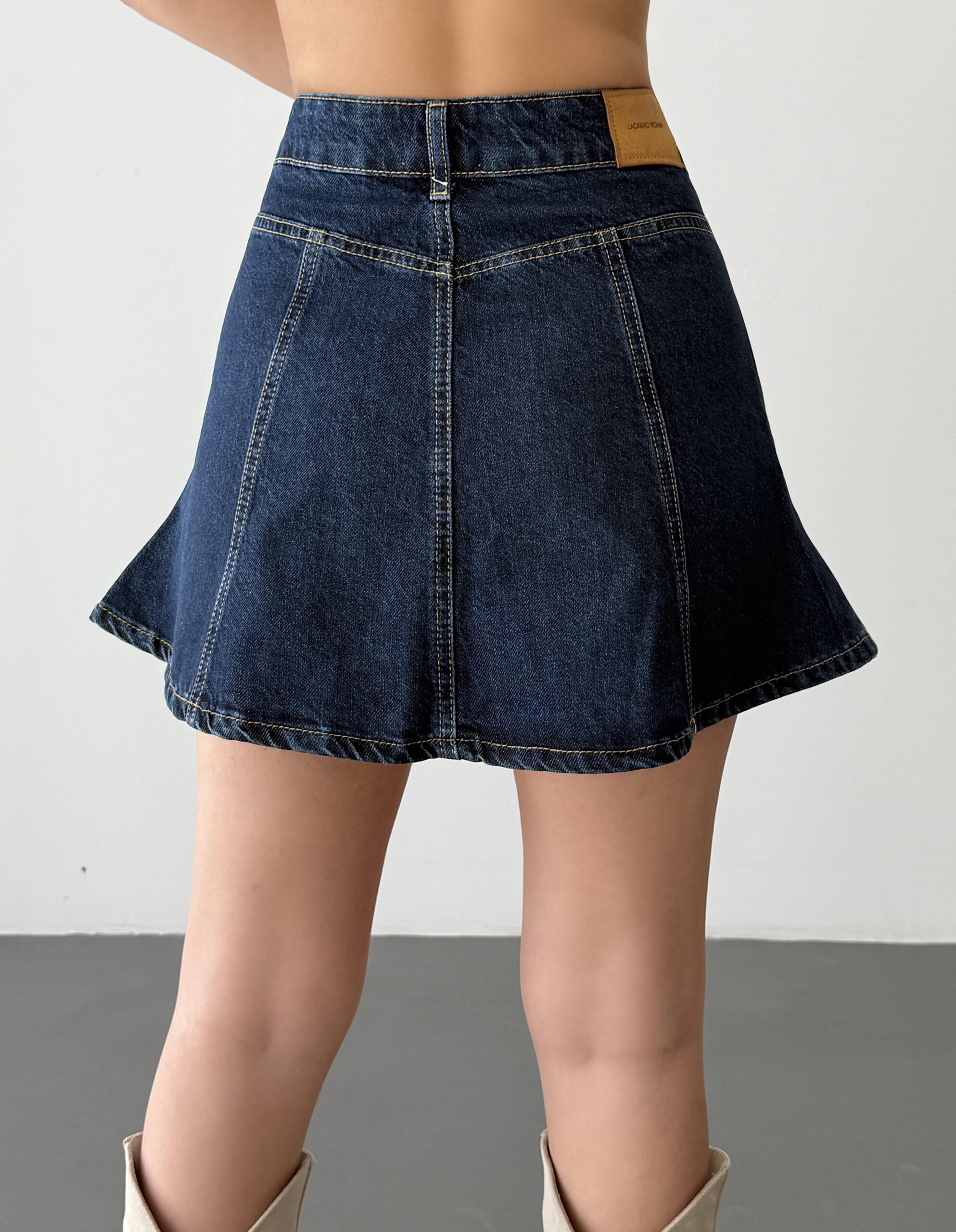 Navy Blue Jean Skirt - Brand: LACARINO - Women & Kids, Baby Clothes Wholesale - TheBS Women Navy Blue Jean Skirt - Brand: LACARINO - Women & Kids, Baby Clothes Wholesale - TheBS Women