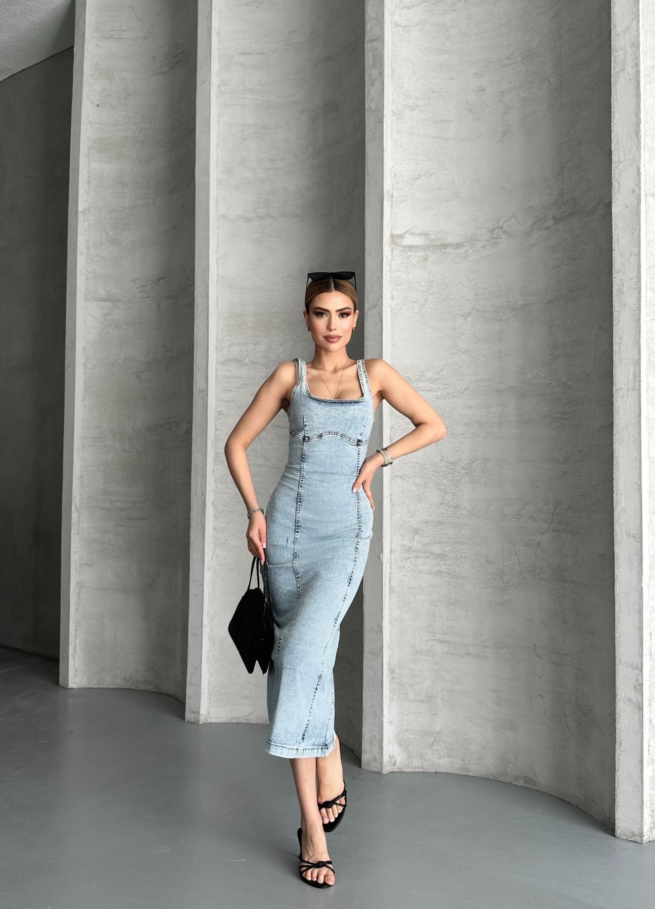 Denim Dress – Brand: My Jest Fashion – Women & Kids, Baby Clothes Wholesale – TheBS Women