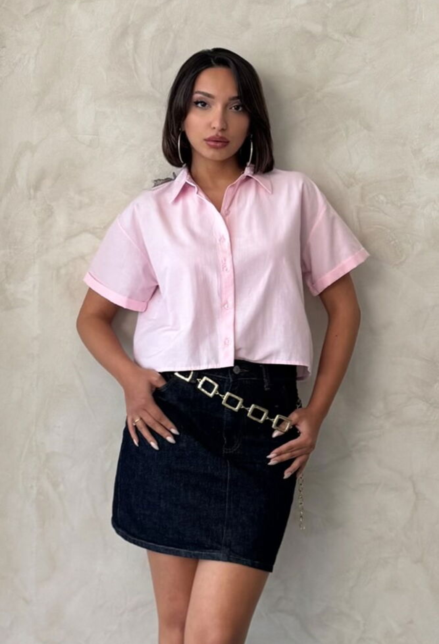 Butterfly Detailed Wholesale Shirt