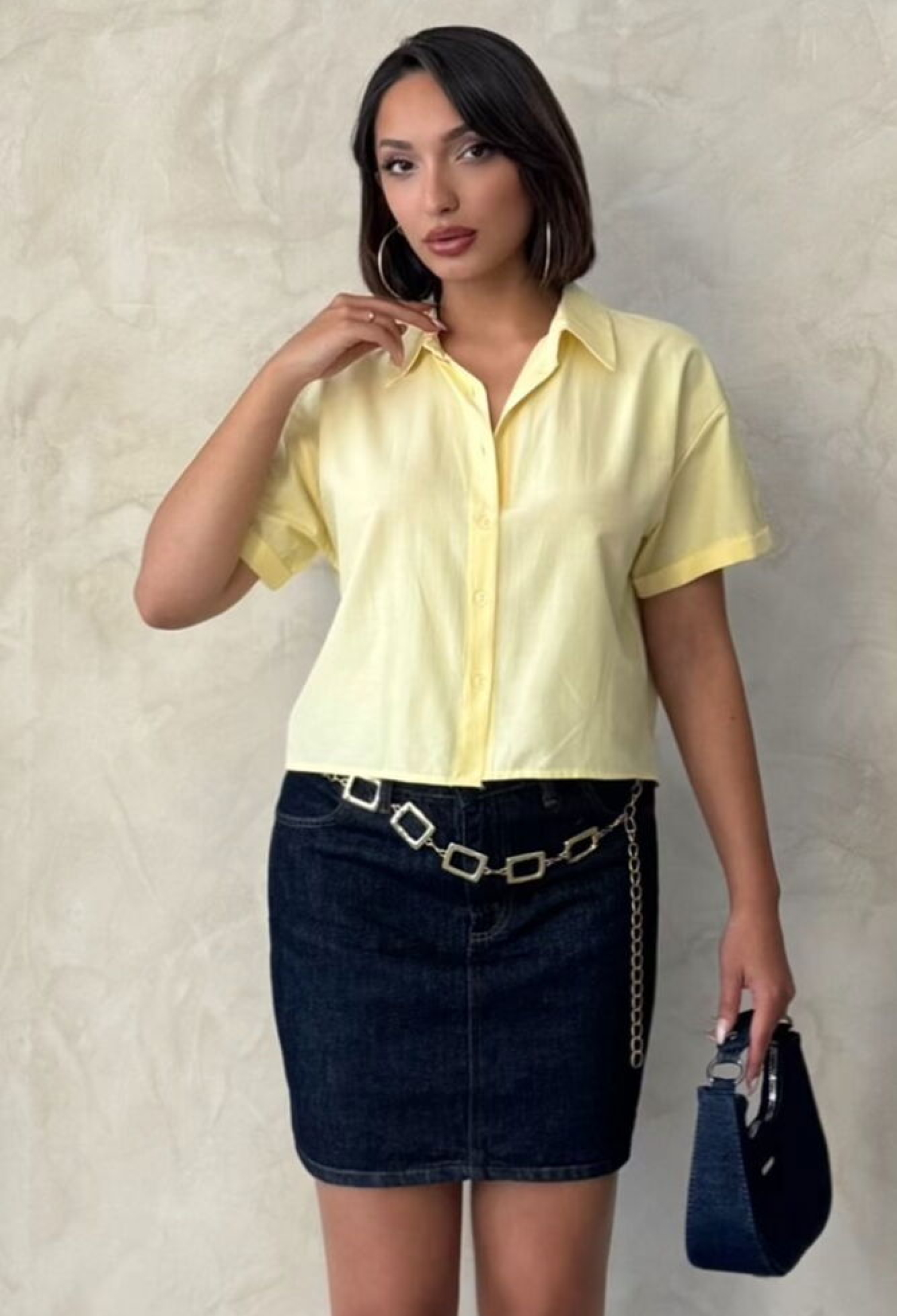 Butterfly Detailed Wholesale Shirt