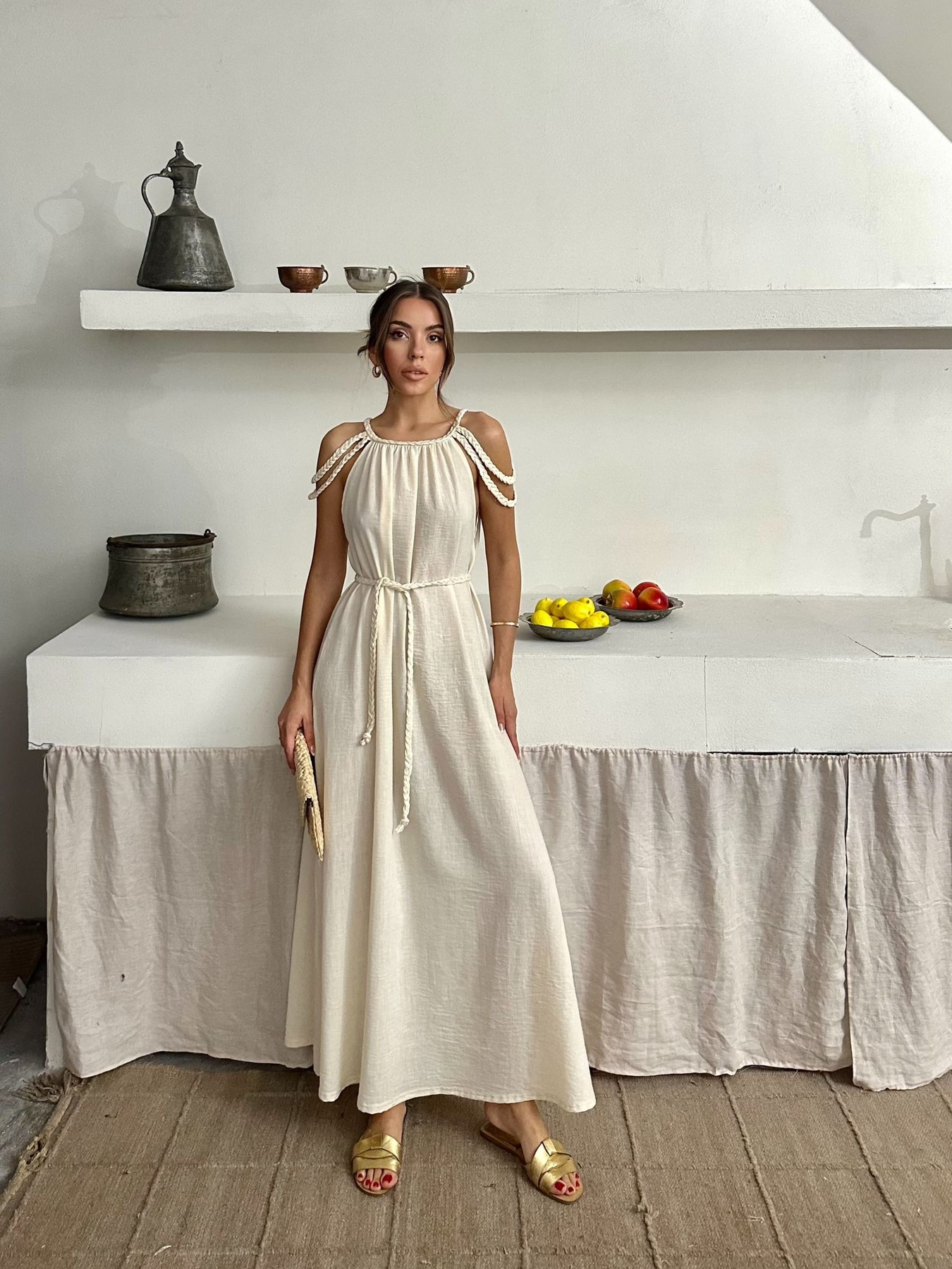 Linen Dress – Brand: My Jest Fashion – Women & Kids, Baby Clothes Wholesale – TheBS Women