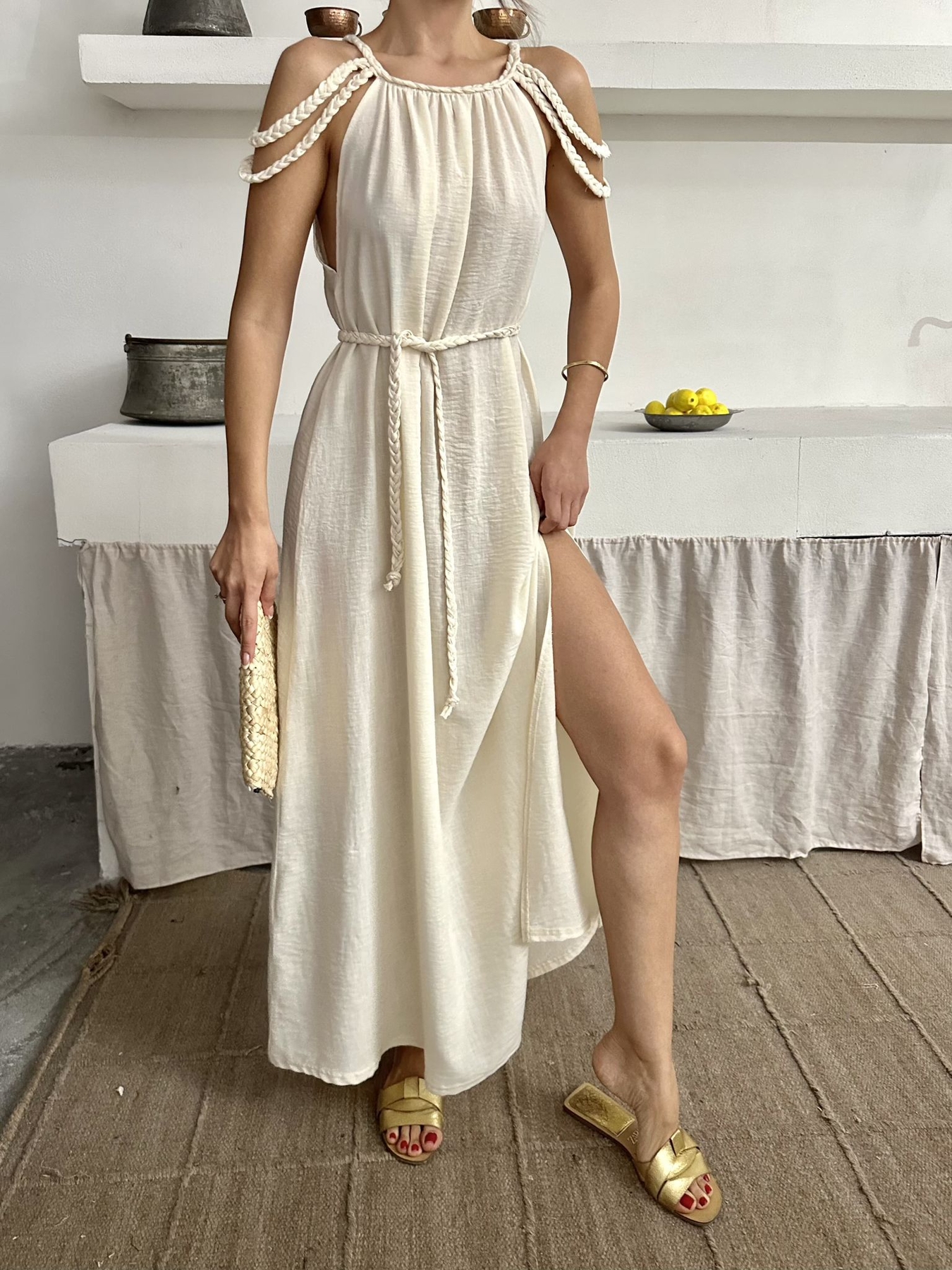 Linen Dress – Brand: My Jest Fashion – Women & Kids, Baby Clothes Wholesale – TheBS Women