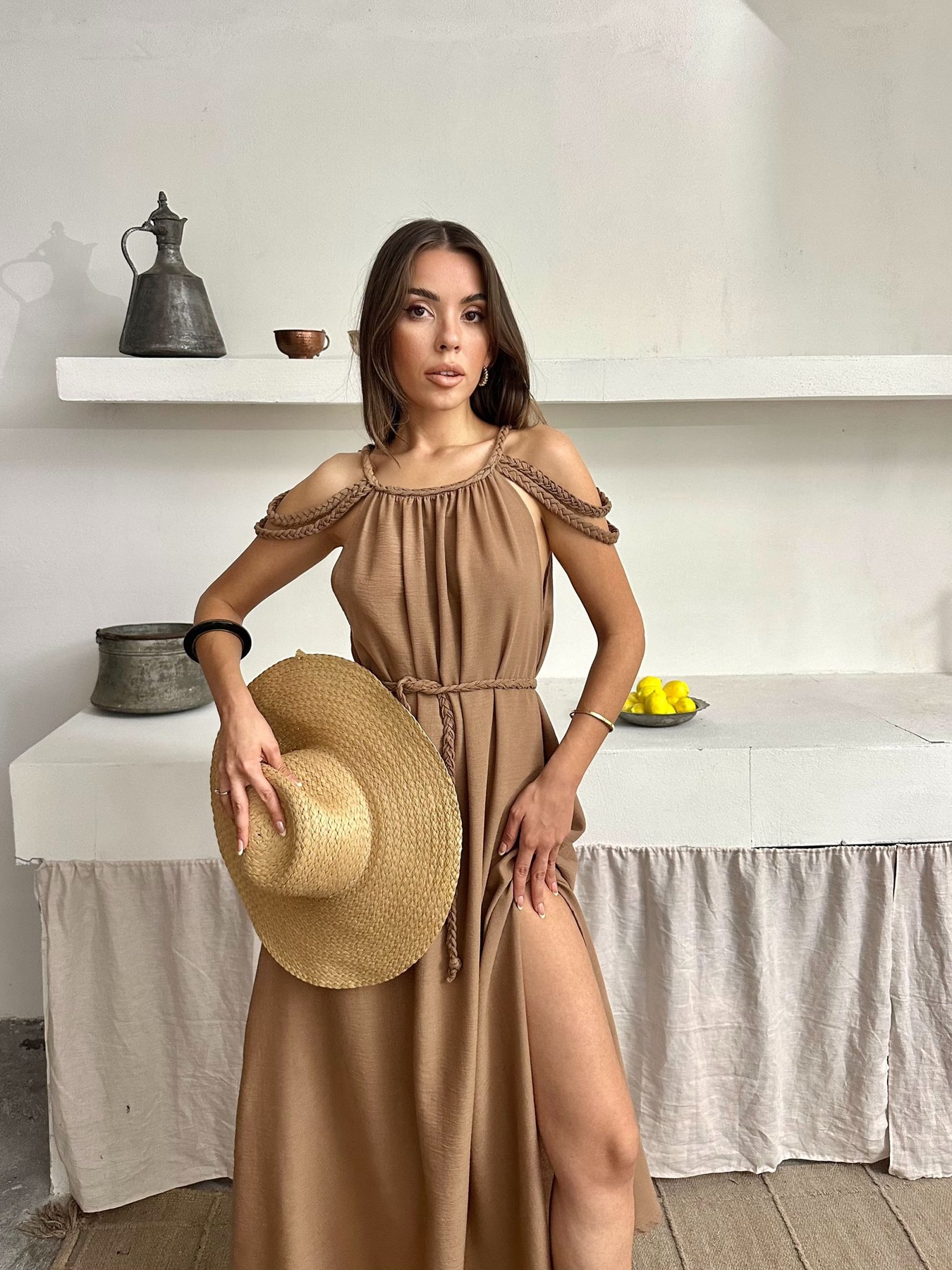 Linen Dress - Brand: My Jest Fashion - Women & Kids, Baby Clothes Wholesale - TheBS Women