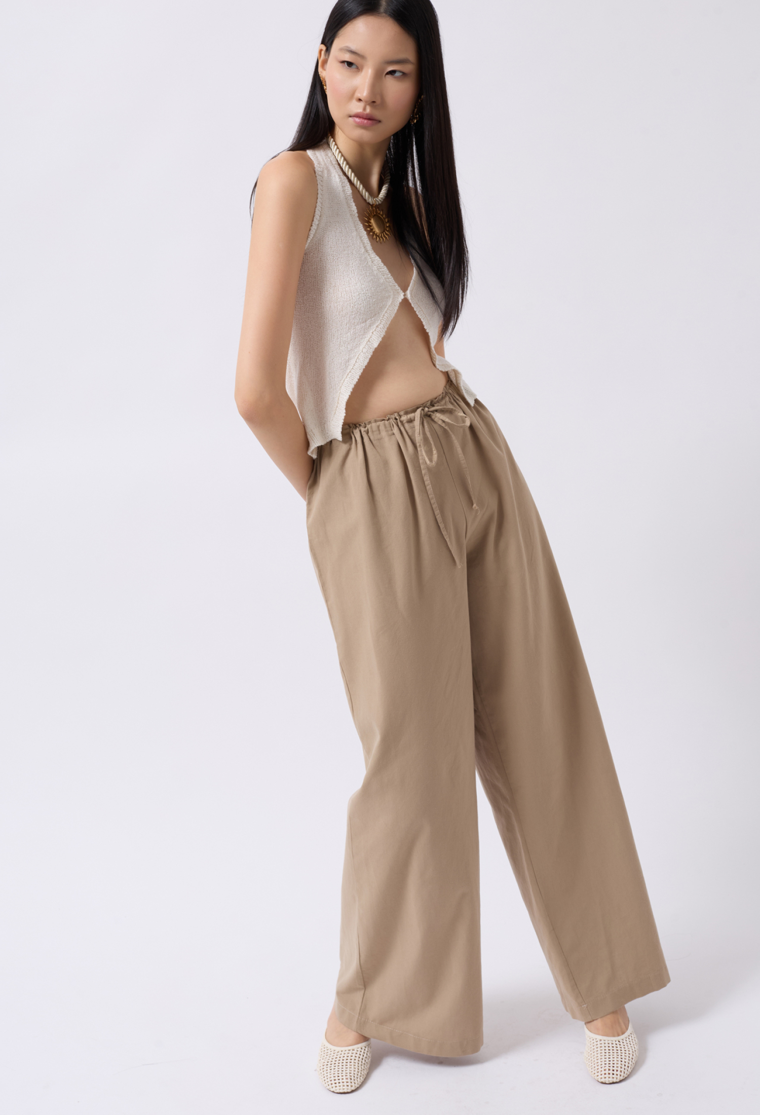 Lace Detail Cotton Pants - Brand: Black Fashion - Women & Kids, Baby Clothes Wholesale - TheBS Women