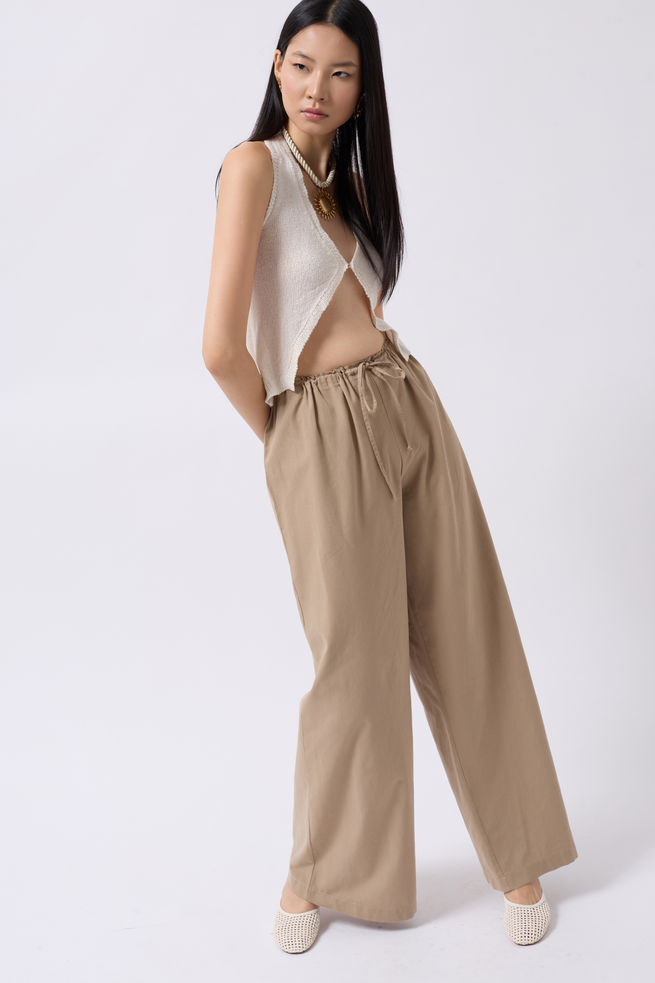 Lace Detail Cotton Pants – Brand: Black Fashion – Women & Kids, Baby Clothes Wholesale – TheBS Women