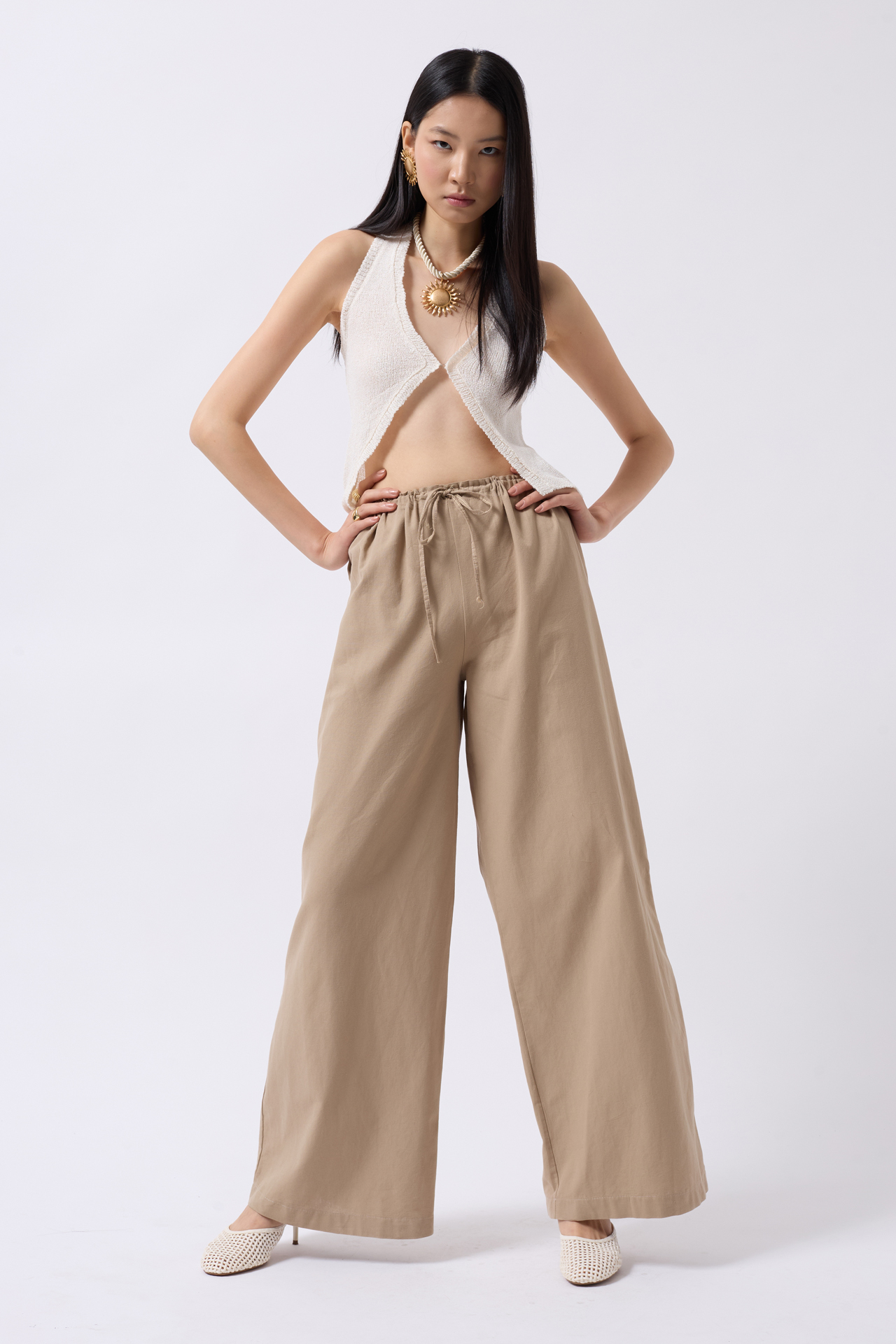 Lace Detail Cotton Pants – Brand: Black Fashion – Women & Kids, Baby Clothes Wholesale – TheBS Women