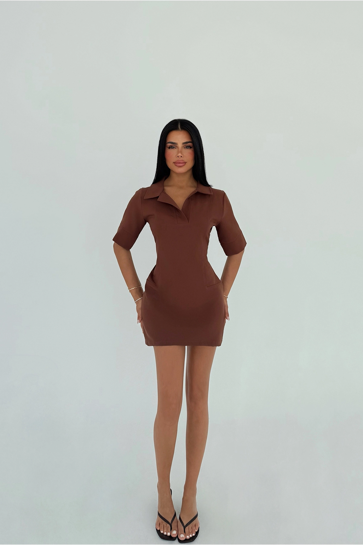 Shirt Collar Dress – Brand: EYYO ATELIER – Women & Kids, Baby Clothes Wholesale – TheBS Women