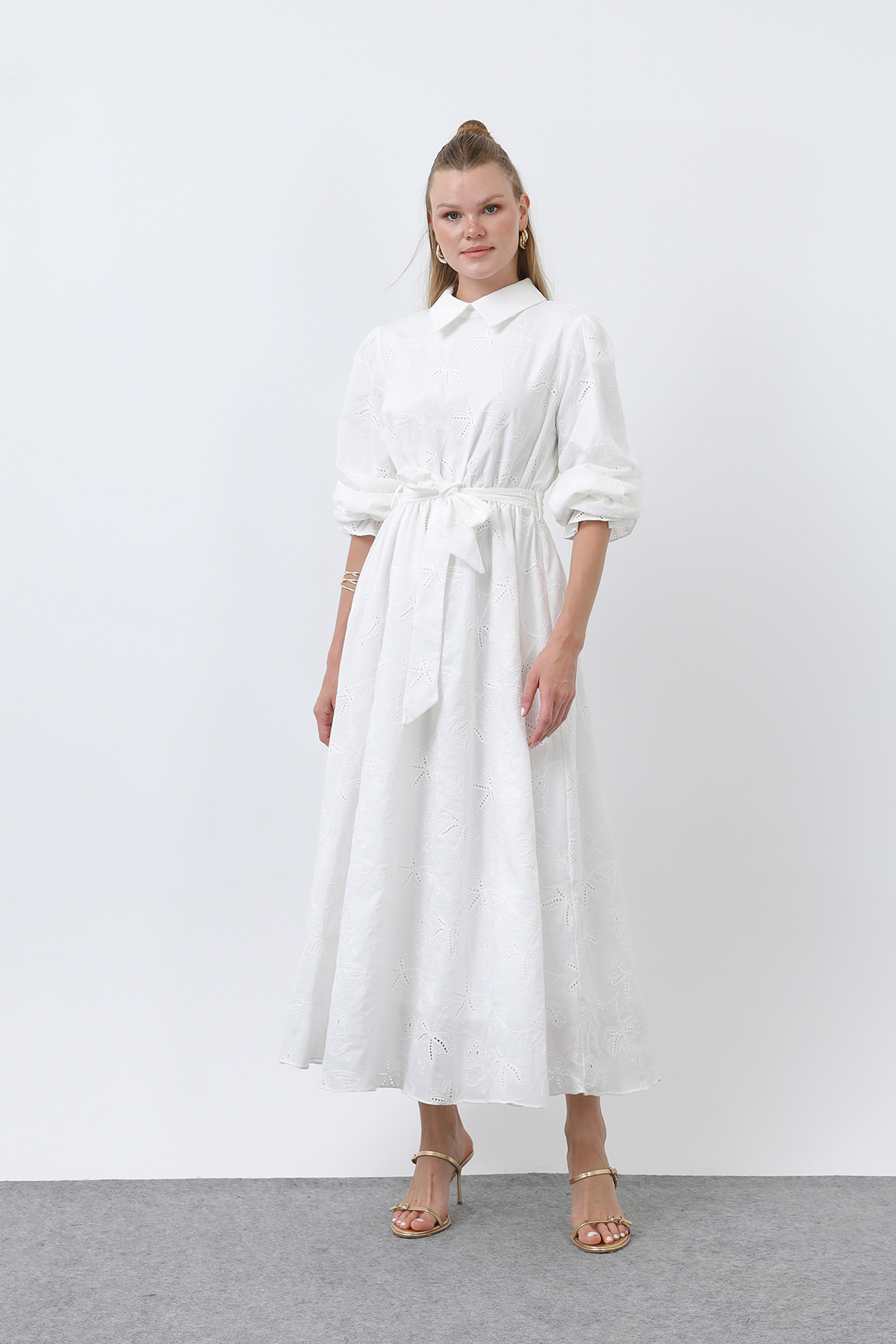 Women's Belted Cotton Shirt Dress - Brand: Puane - Women & Kids, Baby Clothes Wholesale - TheBS Women Women's Belted Cotton Shirt Dress - Brand: Puane - Women & Kids, Baby Clothes Wholesale - TheBS Women