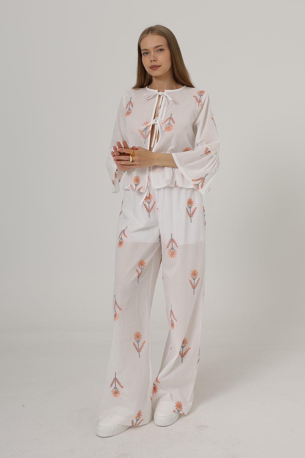 Embroidered Oversize Pants – Brand: Reyon – Women & Kids, Baby Clothes Wholesale – TheBS Women