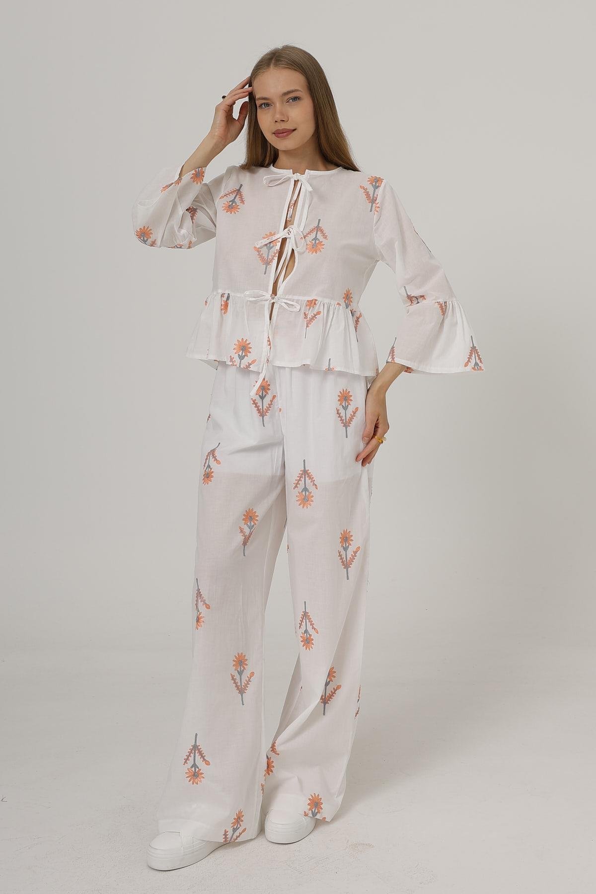 Embroidered Oversize Pants – Brand: Reyon – Women & Kids, Baby Clothes Wholesale – TheBS Women