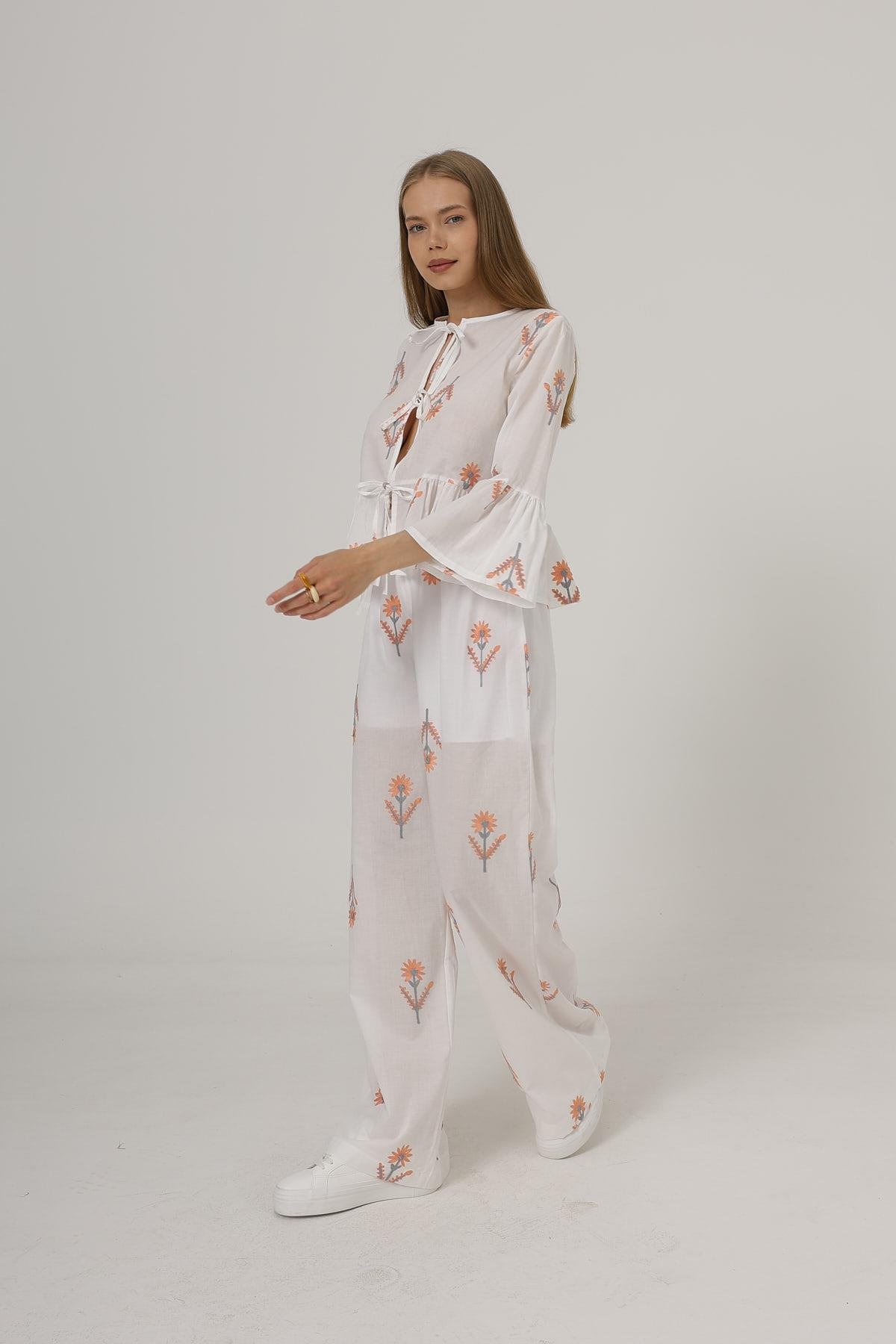 Embroidered Oversize Pants – Brand: Reyon – Women & Kids, Baby Clothes Wholesale – TheBS Women