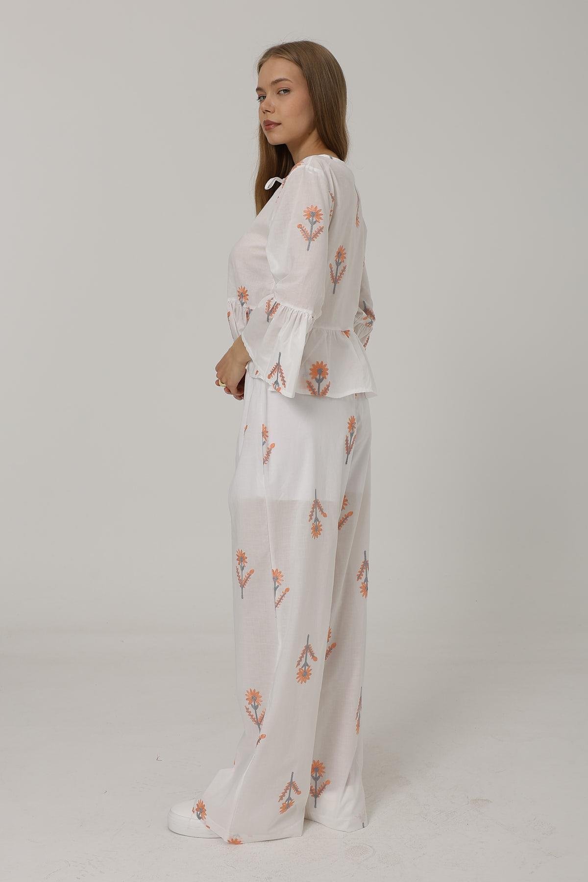 Embroidered Oversize Pants – Brand: Reyon – Women & Kids, Baby Clothes Wholesale – TheBS Women