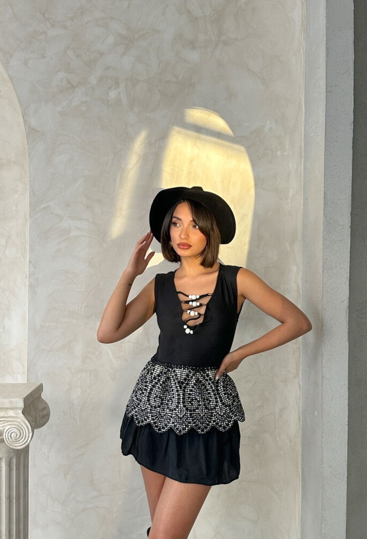 Embroidered Sleeveless Blouse - Brand: Topshow - Women & Kids, Baby Clothes Wholesale - TheBS Women