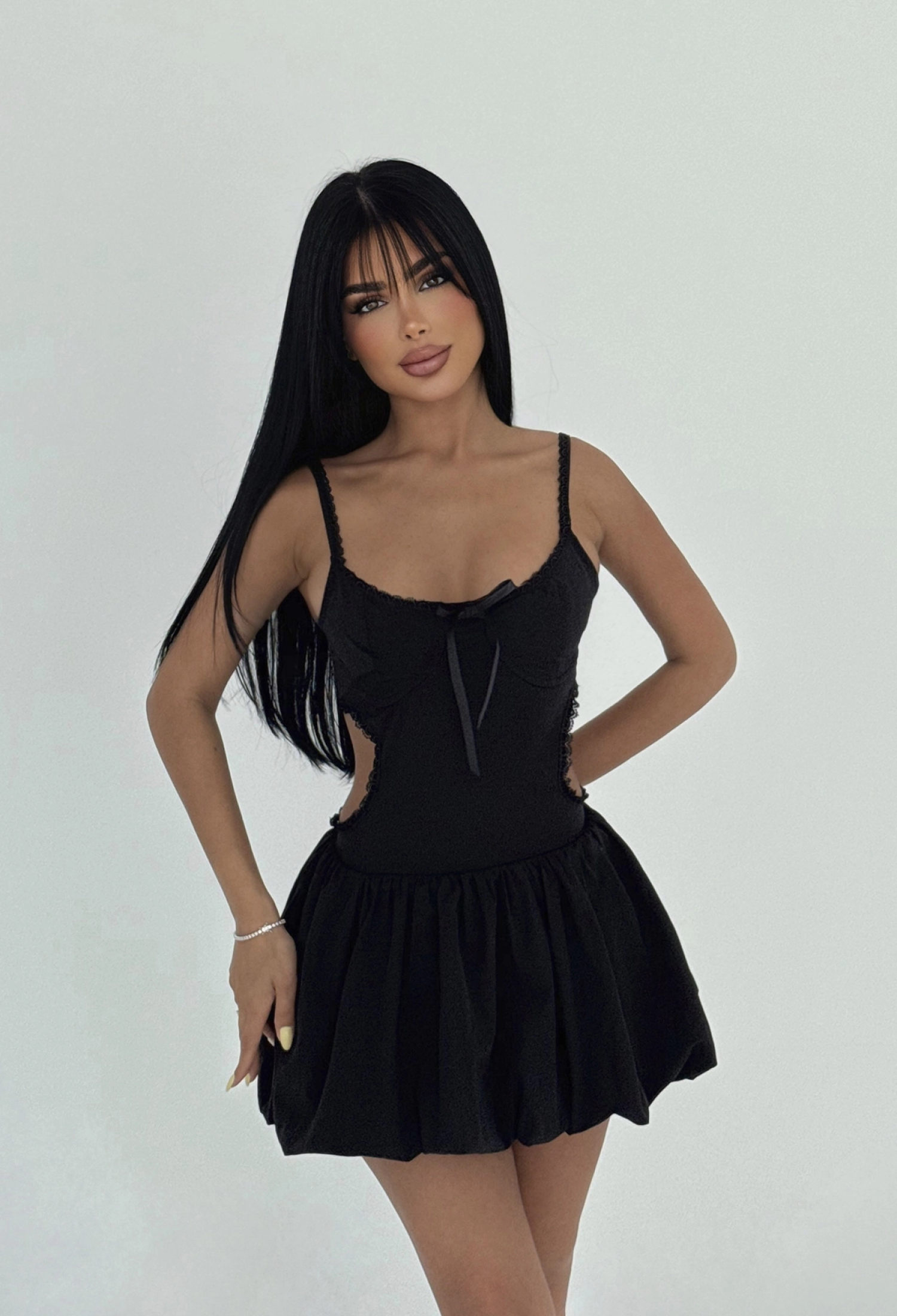 Strap Mini Dress - Brand: EYYO ATELIER - Women & Kids, Baby Clothes Wholesale - TheBS Women