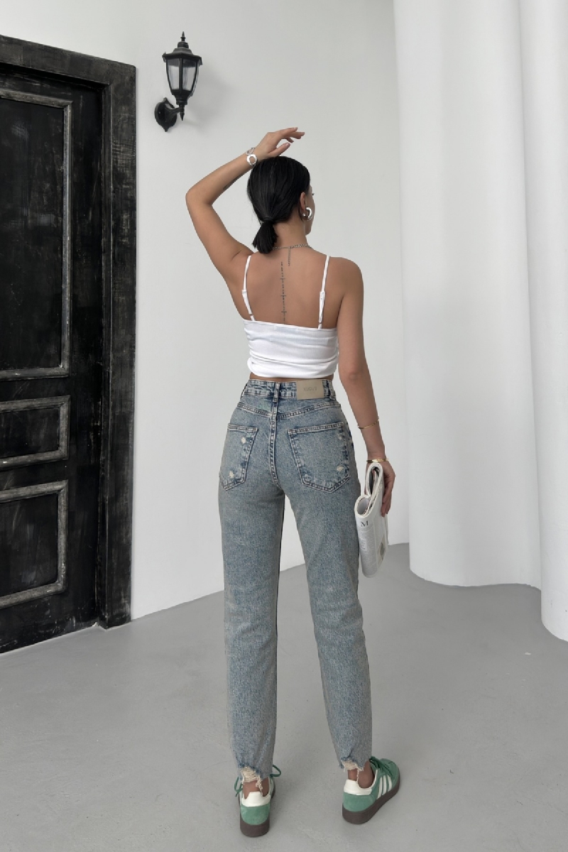 Leg Mom Fit Jeans - Brand: XLove - Women & Kids, Baby Clothes Wholesale - TheBS Women Leg Mom Fit Jeans - Brand: XLove - Women & Kids, Baby Clothes Wholesale - TheBS Women