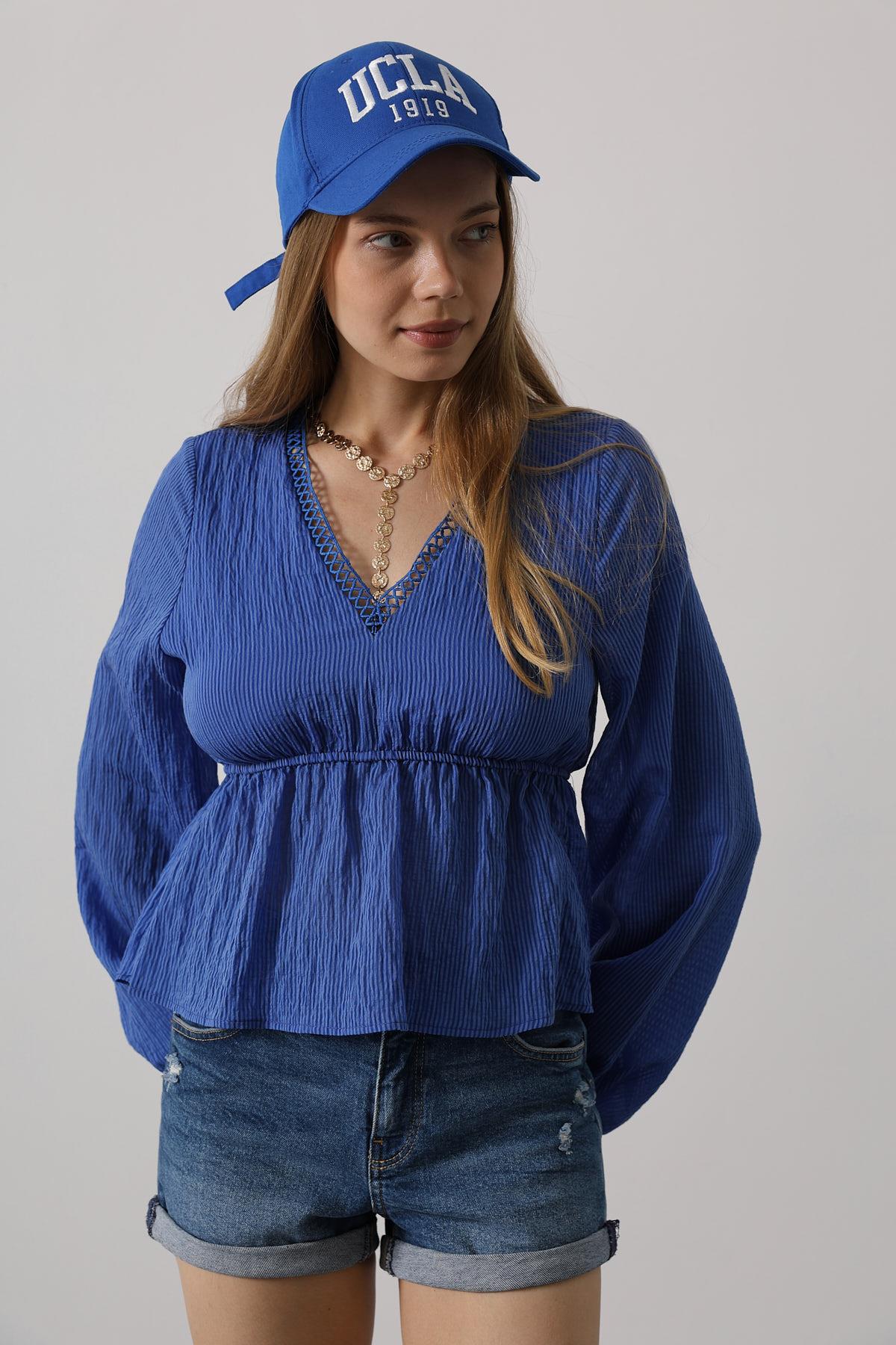 V-Neck Lace Blouse - Brand: Reyon - Women & Kids, Baby Clothes Wholesale - TheBS Women V-Neck Lace Blouse - Brand: Reyon - Women & Kids, Baby Clothes Wholesale - TheBS Women