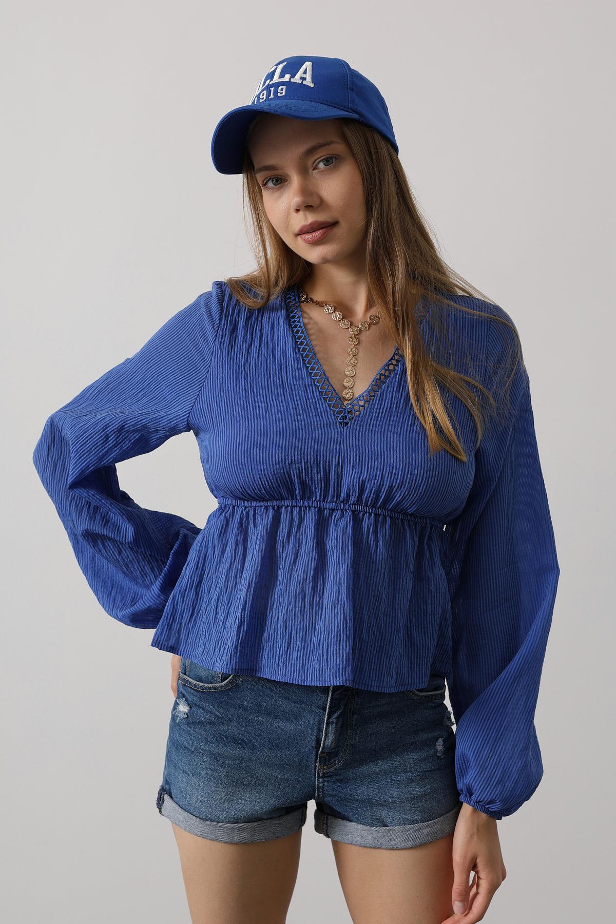 V-Neck Lace Blouse - Brand: Reyon - Women & Kids, Baby Clothes Wholesale - TheBS Women V-Neck Lace Blouse - Brand: Reyon - Women & Kids, Baby Clothes Wholesale - TheBS Women