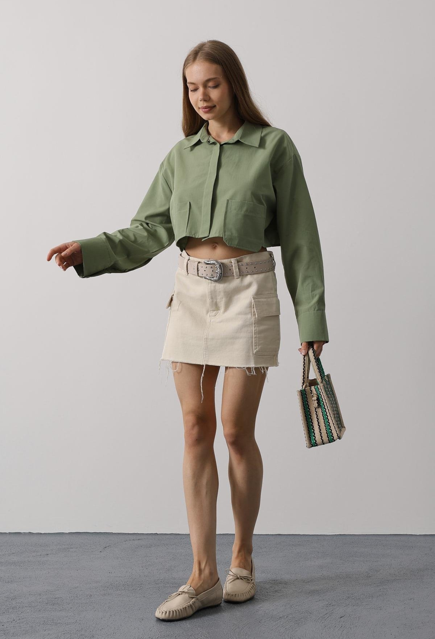 Short Size Double Pocket Shirt - Brand: Reyon - Women & Kids, Baby Clothes Wholesale - TheBS Women