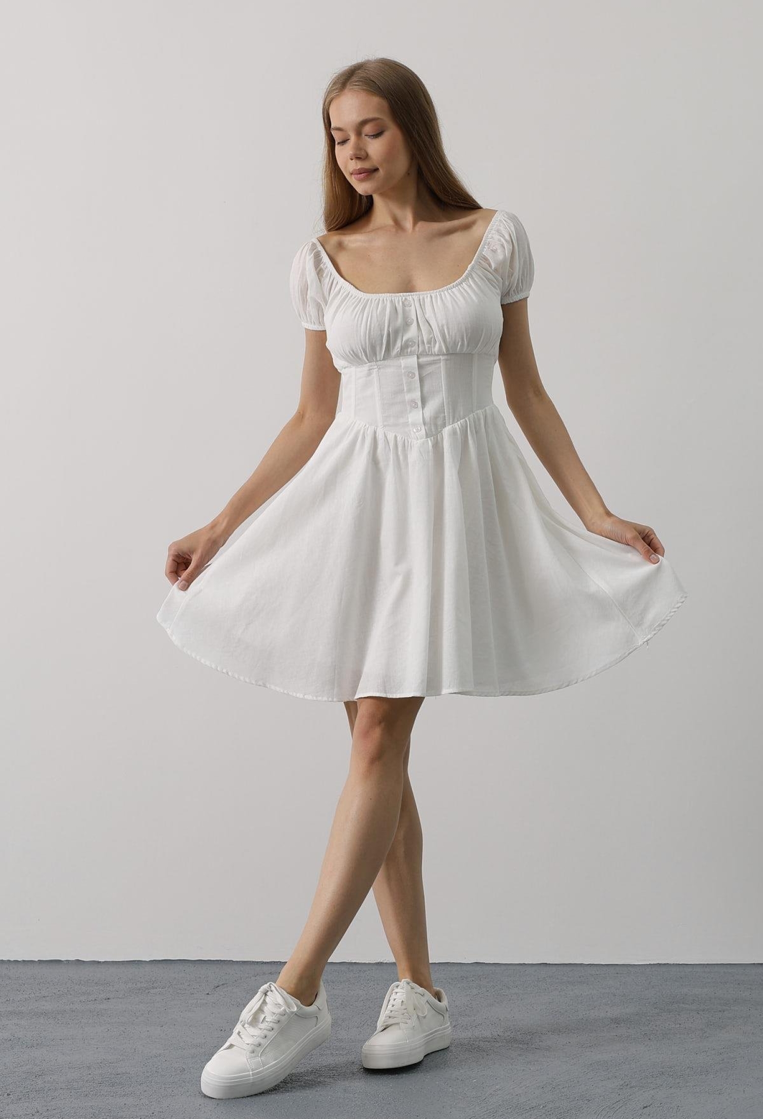 Mini Dress With Waist Corset - Brand: Reyon - Women & Kids, Baby Clothes Wholesale - TheBS Women
