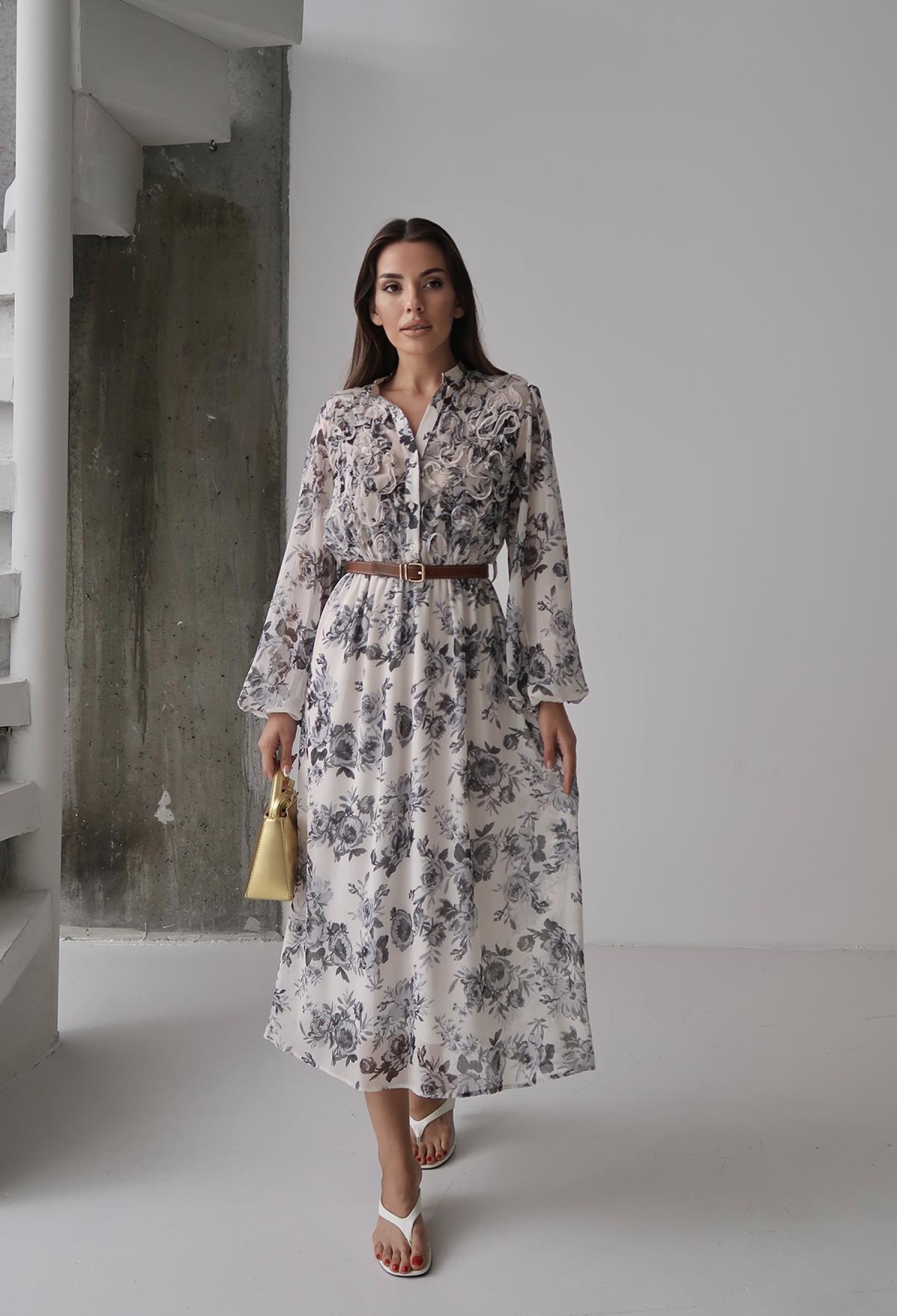 WholesaleBib Detailed Dress - Brand: Elisa - Women & Kids, Baby Clothes Wholesale - TheBS Women