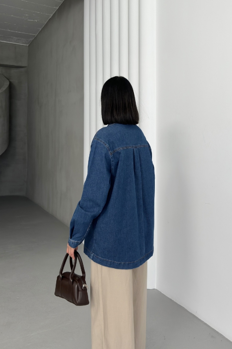 Denim Shirt With Pockets - Brand: XLove - Women & Kids, Baby Clothes Wholesale - TheBS Women Denim Shirt With Pockets - Brand: XLove - Women & Kids, Baby Clothes Wholesale - TheBS Women