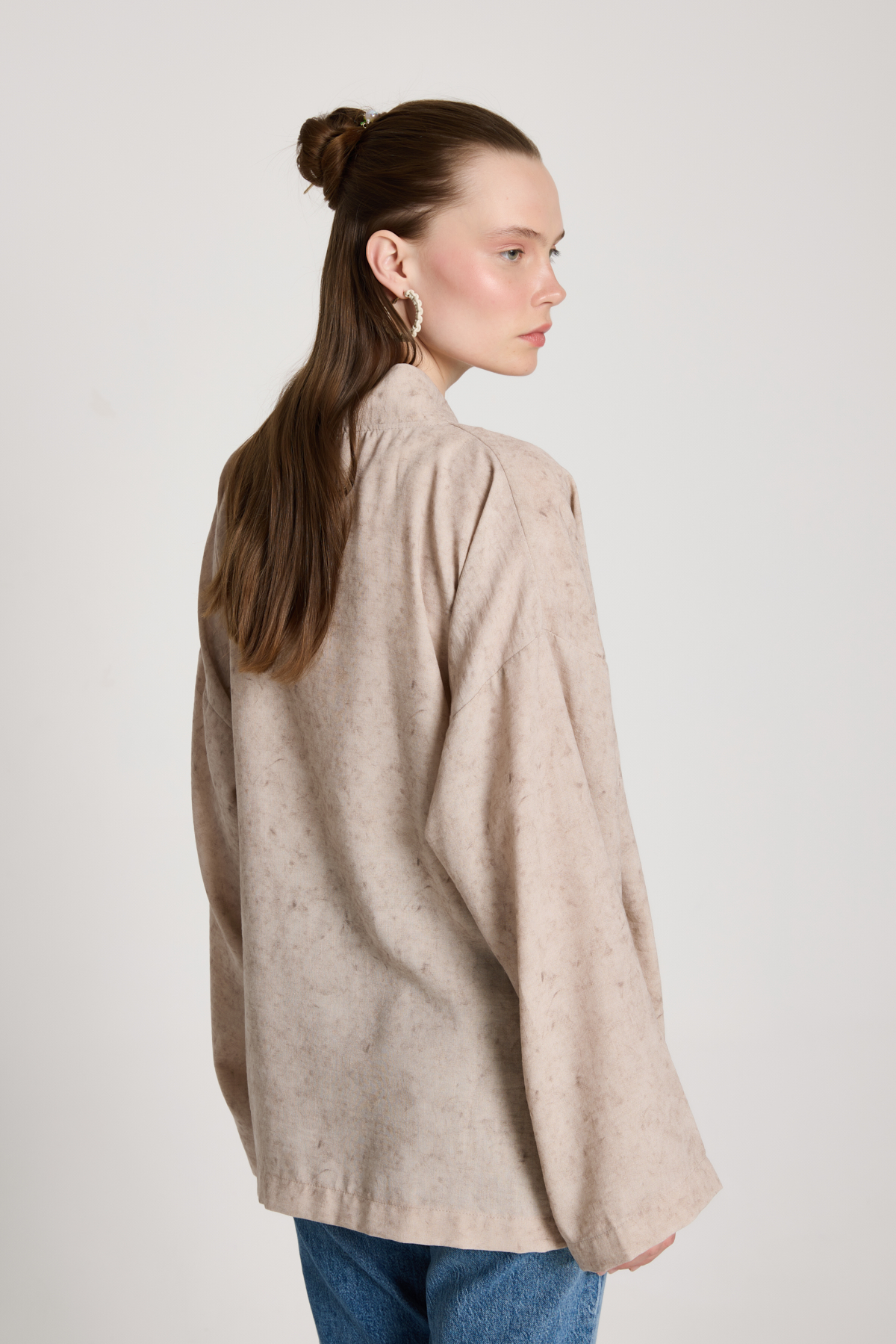 Beige Ethnic Modest Casual Elegant Kimono - Brand: First Angels - Women & Kids, Baby Clothes Wholesale - TheBS Women Beige Ethnic Modest Casual Elegant Kimono - Brand: First Angels - Women & Kids, Baby Clothes Wholesale - TheBS Women