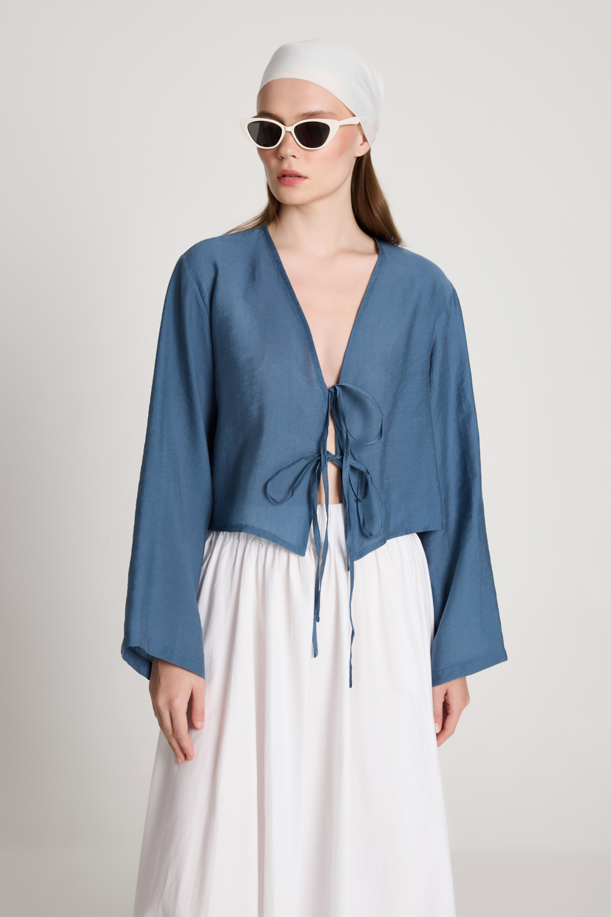 Blue Ethnic Casual Kimono - Brand: First Angels - Women & Kids, Baby Clothes Wholesale - TheBS Women Blue Ethnic Casual Kimono - Brand: First Angels - Women & Kids, Baby Clothes Wholesale - TheBS Women