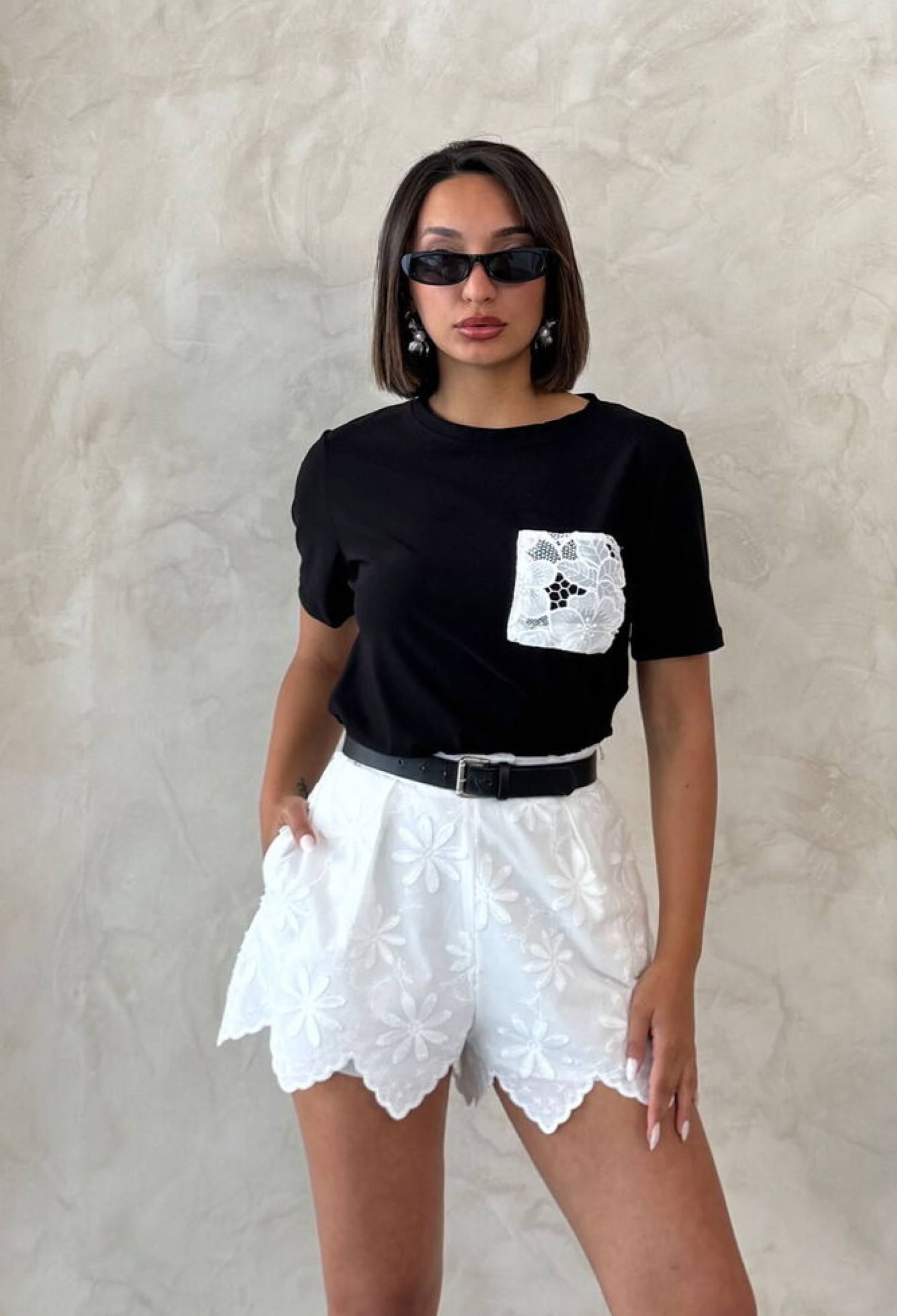 High Waist Paper Bag Shorts - Brand: Topshow - Women & Kids, Baby Clothes Wholesale - TheBS Women