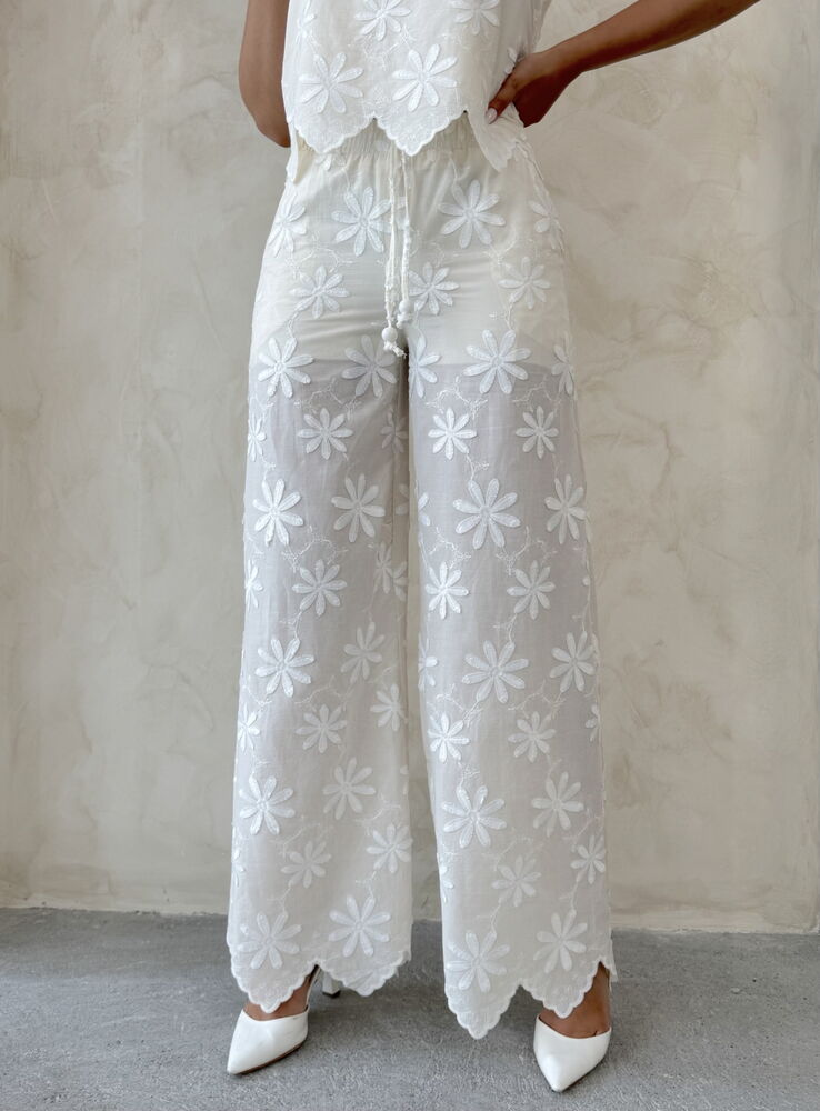 White Palazzo Pants – Brand: Topshow – Women & Kids, Baby Clothes Wholesale – TheBS Women