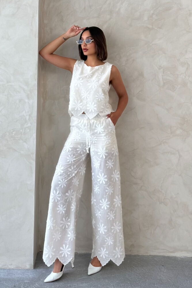 White Palazzo Pants – Brand: Topshow – Women & Kids, Baby Clothes Wholesale – TheBS Women