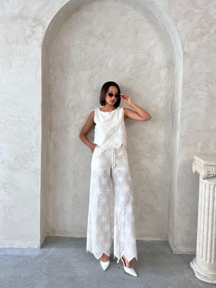 White Palazzo Pants – Brand: Topshow – Women & Kids, Baby Clothes Wholesale – TheBS Women