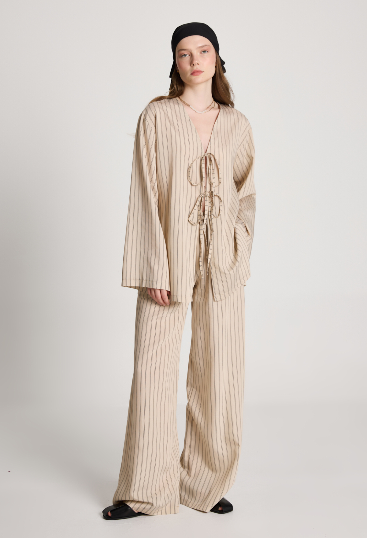 Striped Elegant Casual Suit - Brand: First Angels - Women & Kids, Baby Clothes Wholesale - TheBS Women