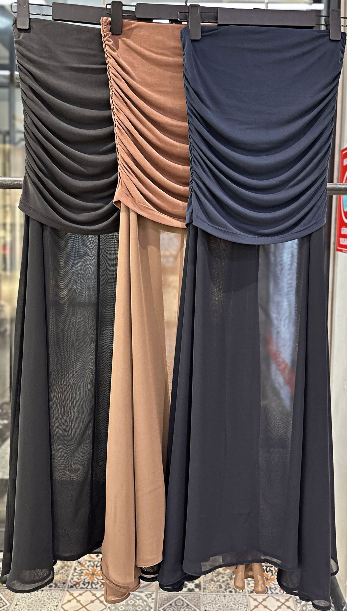 Black Mermaid Maxi Skirt - Brand: Cream Rouge - Women & Kids, Baby Clothes Wholesale - TheBS Women