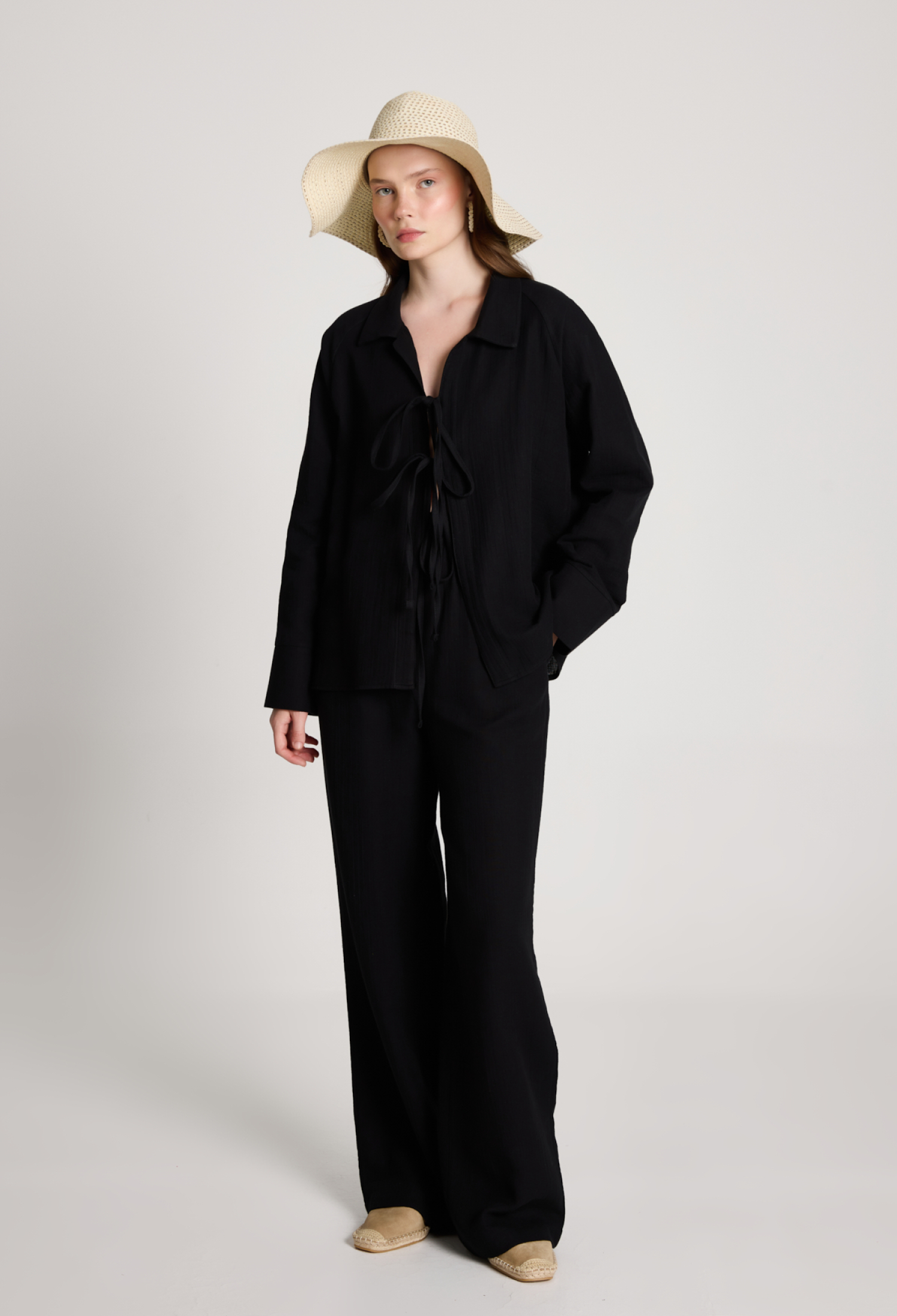 Suit With Notched Neck And Tie Closure - Brand: First Angels - Women & Kids, Baby Clothes Wholesale - TheBS Women