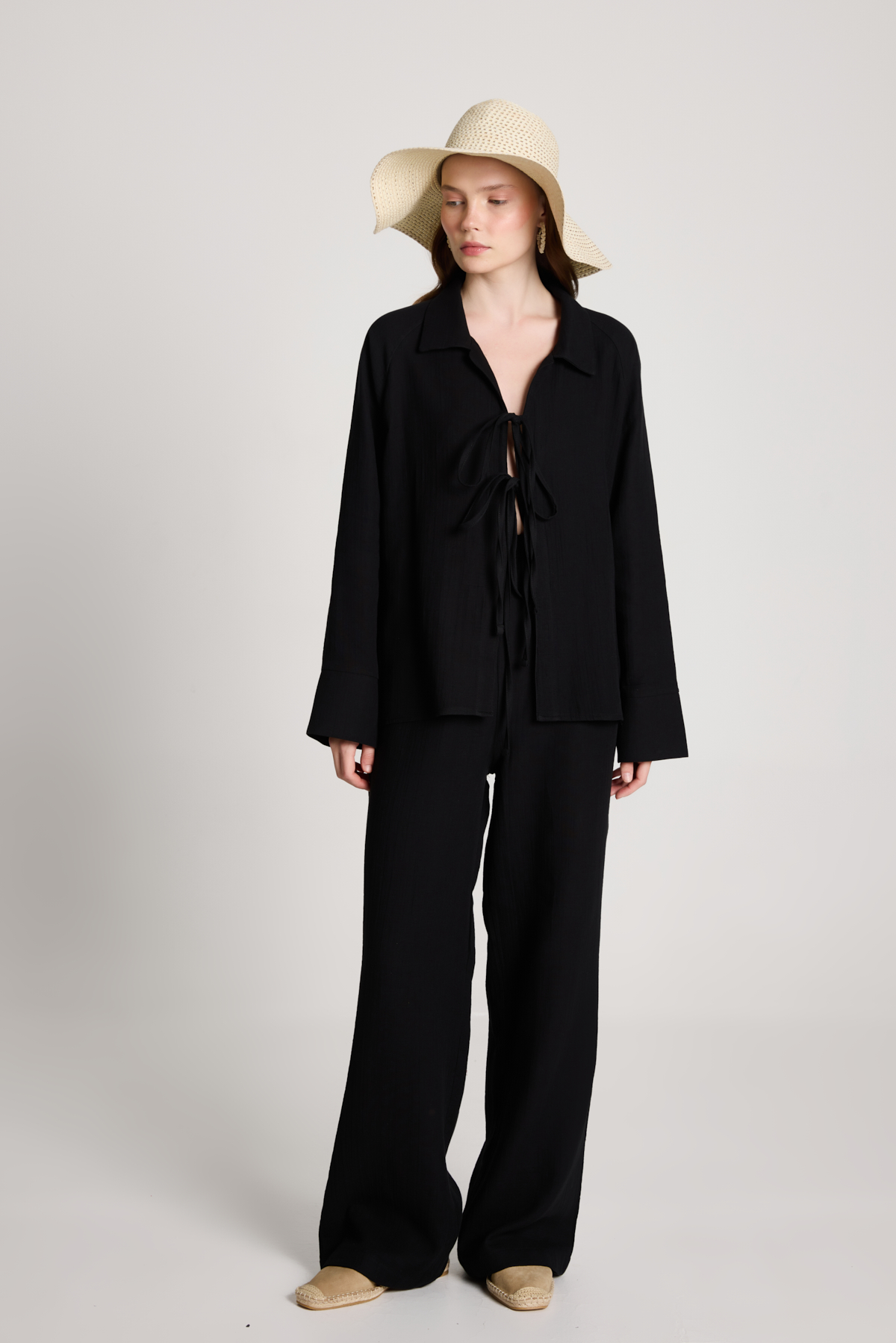 Suit With Notched Neck And Tie Closure - Brand: First Angels - Women & Kids, Baby Clothes Wholesale - TheBS Women Suit With Notched Neck And Tie Closure - Brand: First Angels - Women & Kids, Baby Clothes Wholesale - TheBS Women