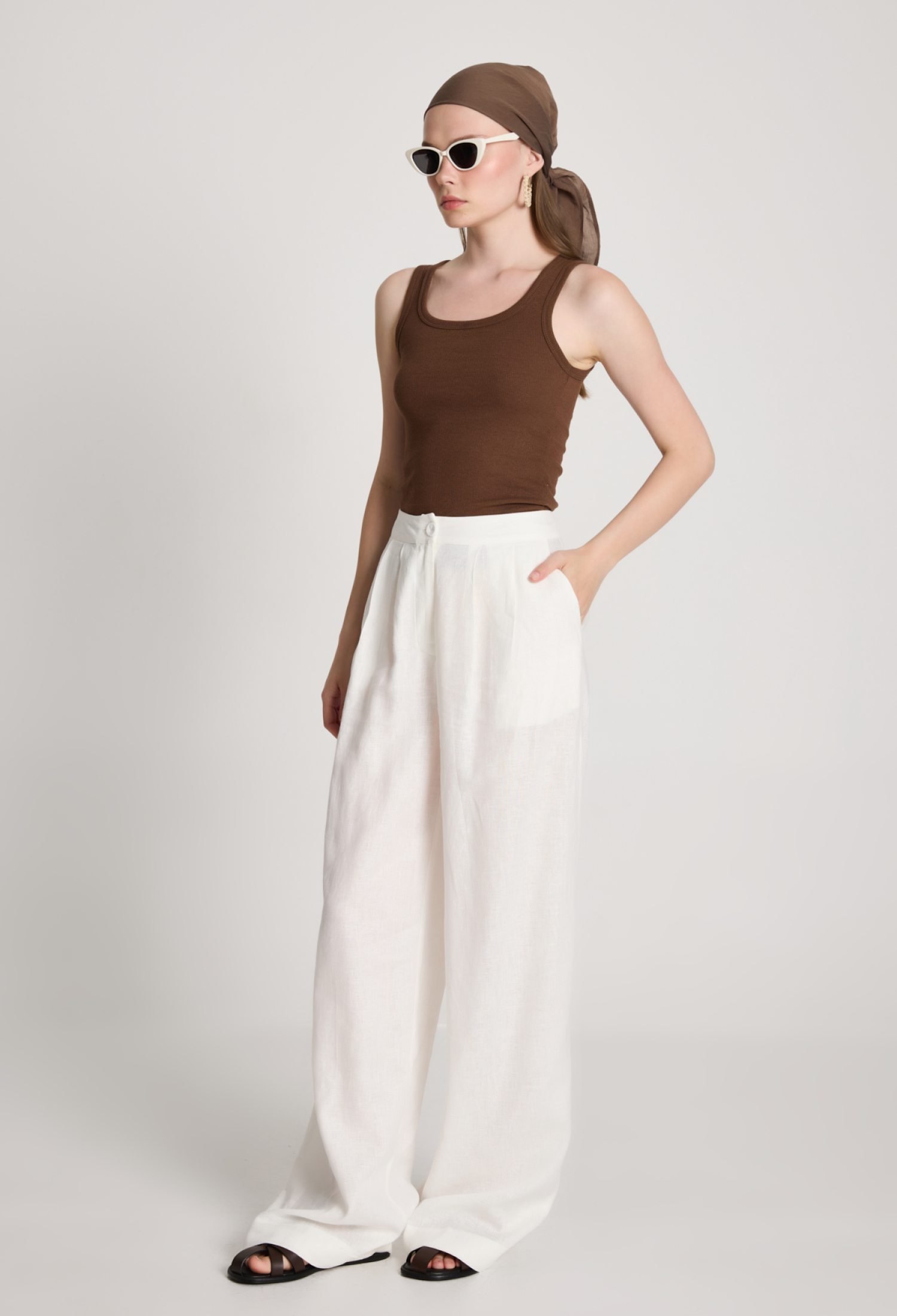 Palazzo Pants With High Waist And Wide Leg - Brand: First Angels - Women & Kids, Baby Clothes Wholesale - TheBS Women