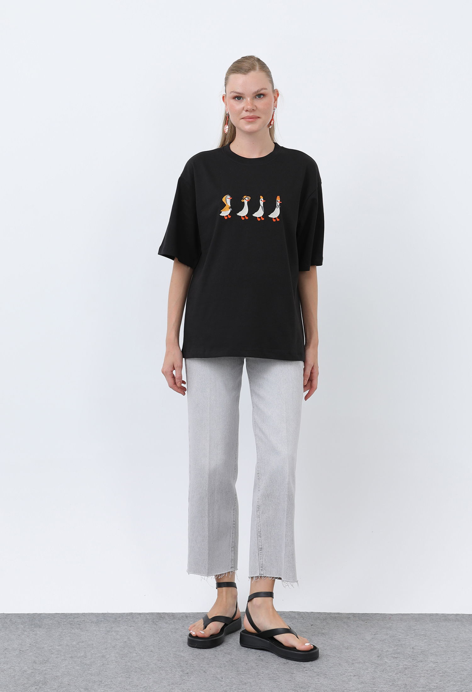 Casual Oversized Tshirt With Half Sleeves - Brand: SOUL - Women & Kids, Baby Clothes Wholesale - TheBS Women