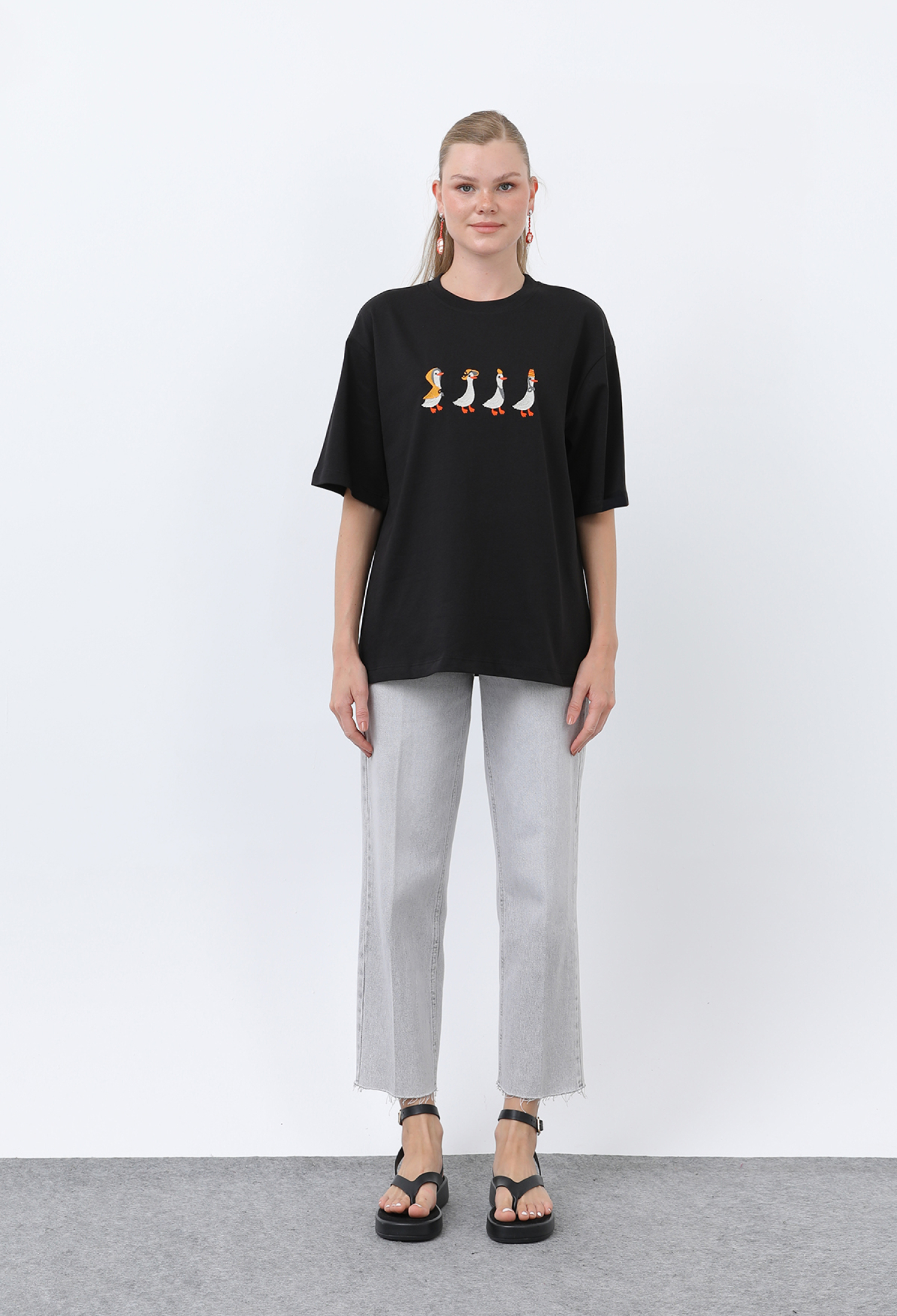 Casual Oversized Tshirt With Half Sleeves - Brand: SOUL - Women & Kids, Baby Clothes Wholesale - TheBS Women