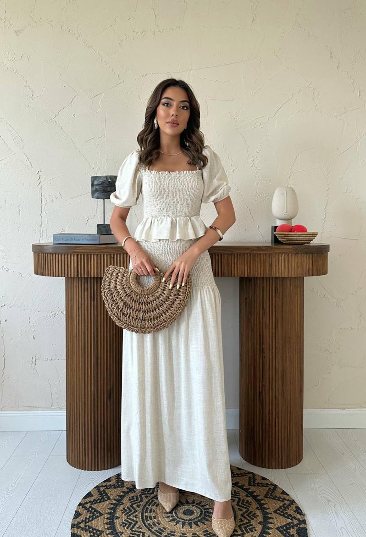 Elegant Boho Set With Maxi Smocking Skirt - Brand: Elisa - Women & Kids, Baby Clothes Wholesale - TheBS Women