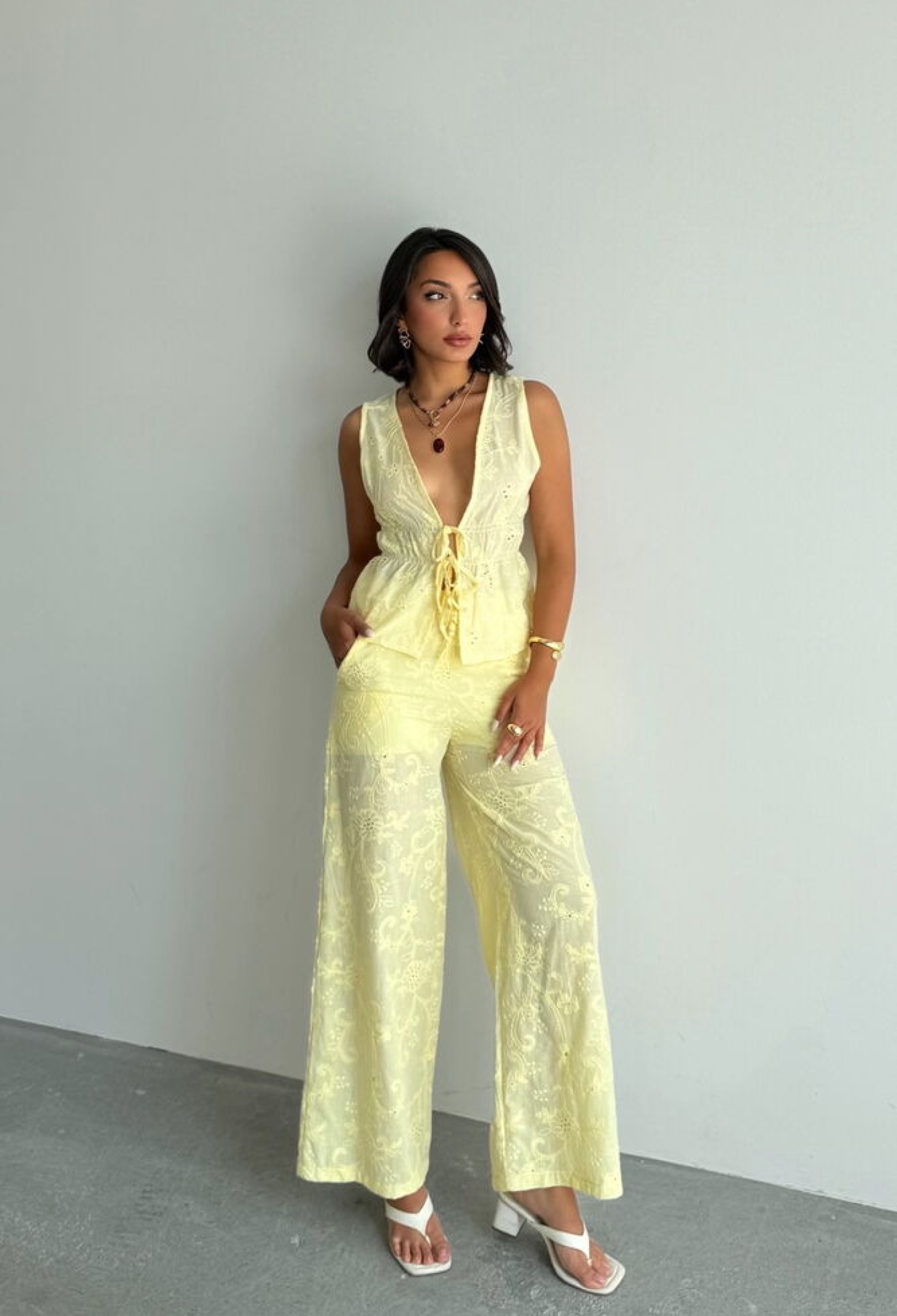 Casual Boho Sleeveless Tie Shirt - Brand: Topshow - Women & Kids, Baby Clothes Wholesale - TheBS Women