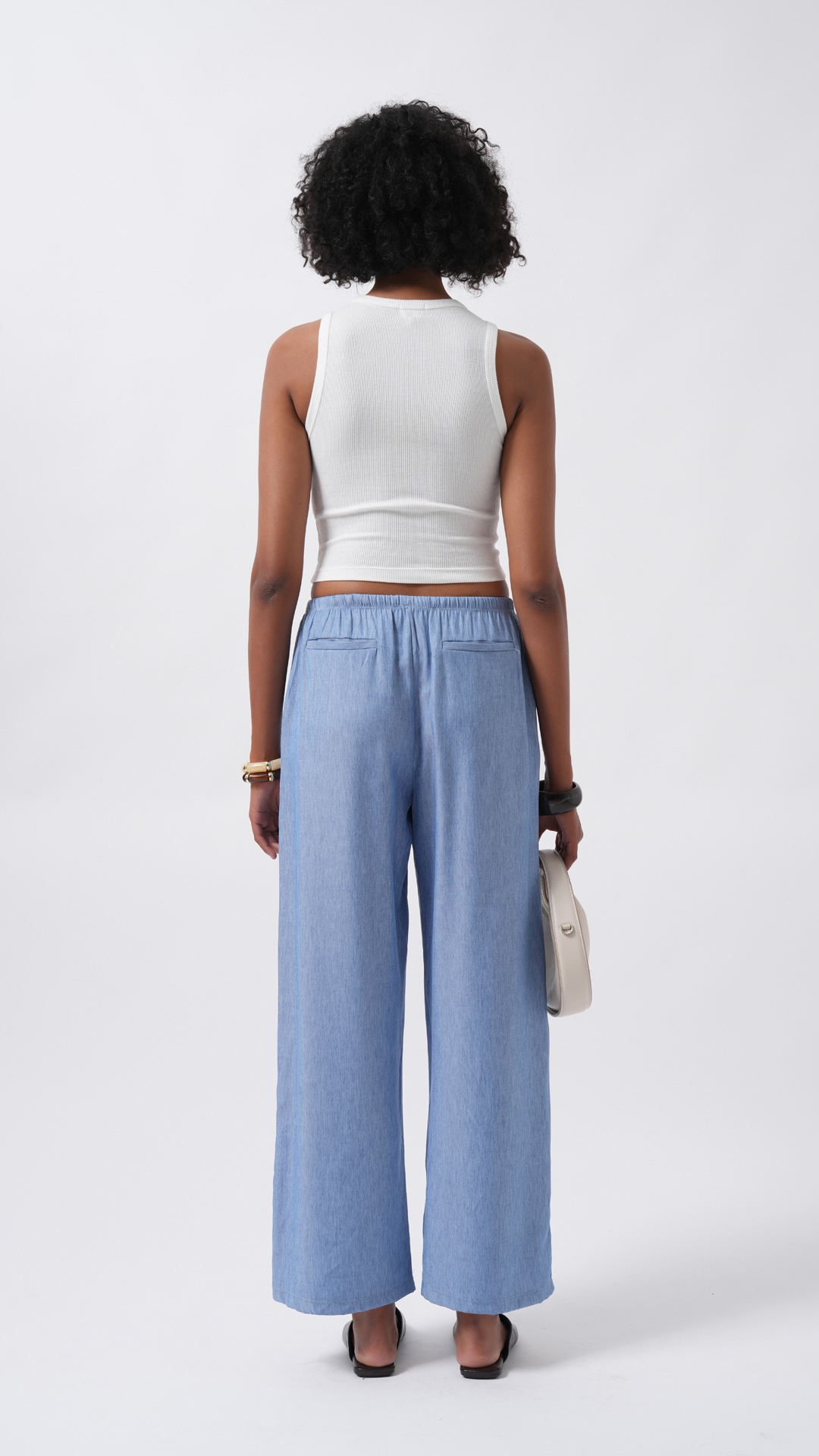 Palazzo Pants With Drawstring Closure – Brand: Black Fashion – Women & Kids, Baby Clothes Wholesale – TheBS Women