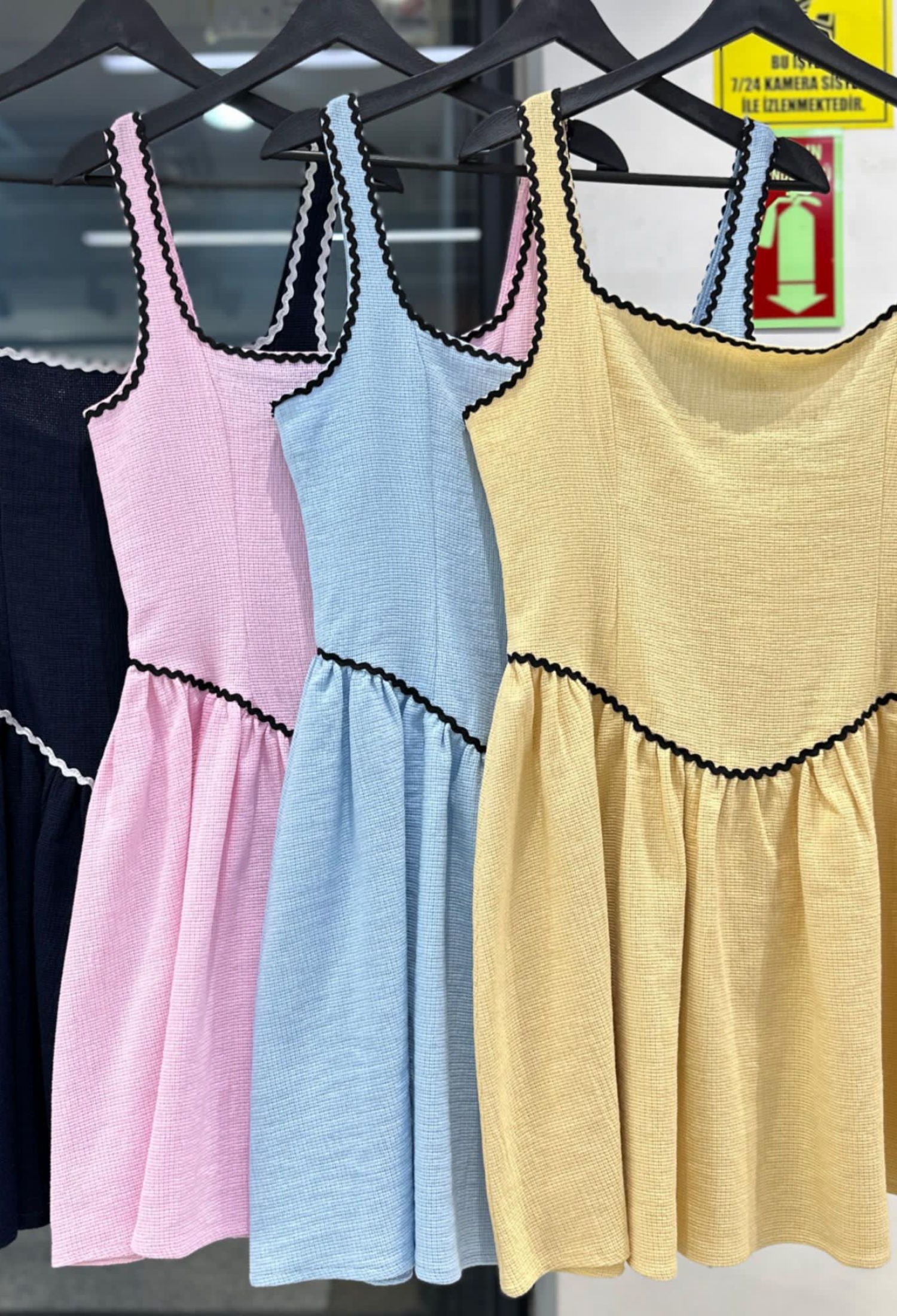 Black Babydoll Dress With Square Neck - Brand: Cream Rouge - Women & Kids, Baby Clothes Wholesale - TheBS Women