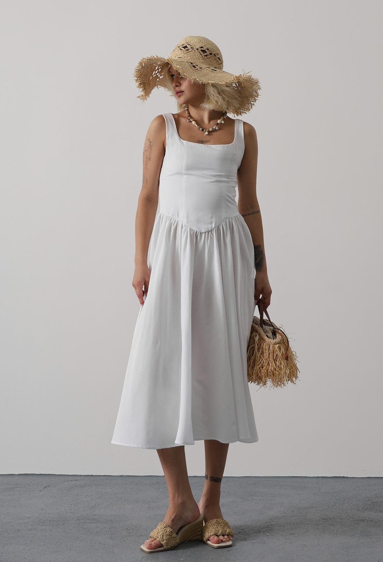 A-Line Cap Sleeve Dress - Brand: Reyon - Women & Kids, Baby Clothes Wholesale - TheBS Women